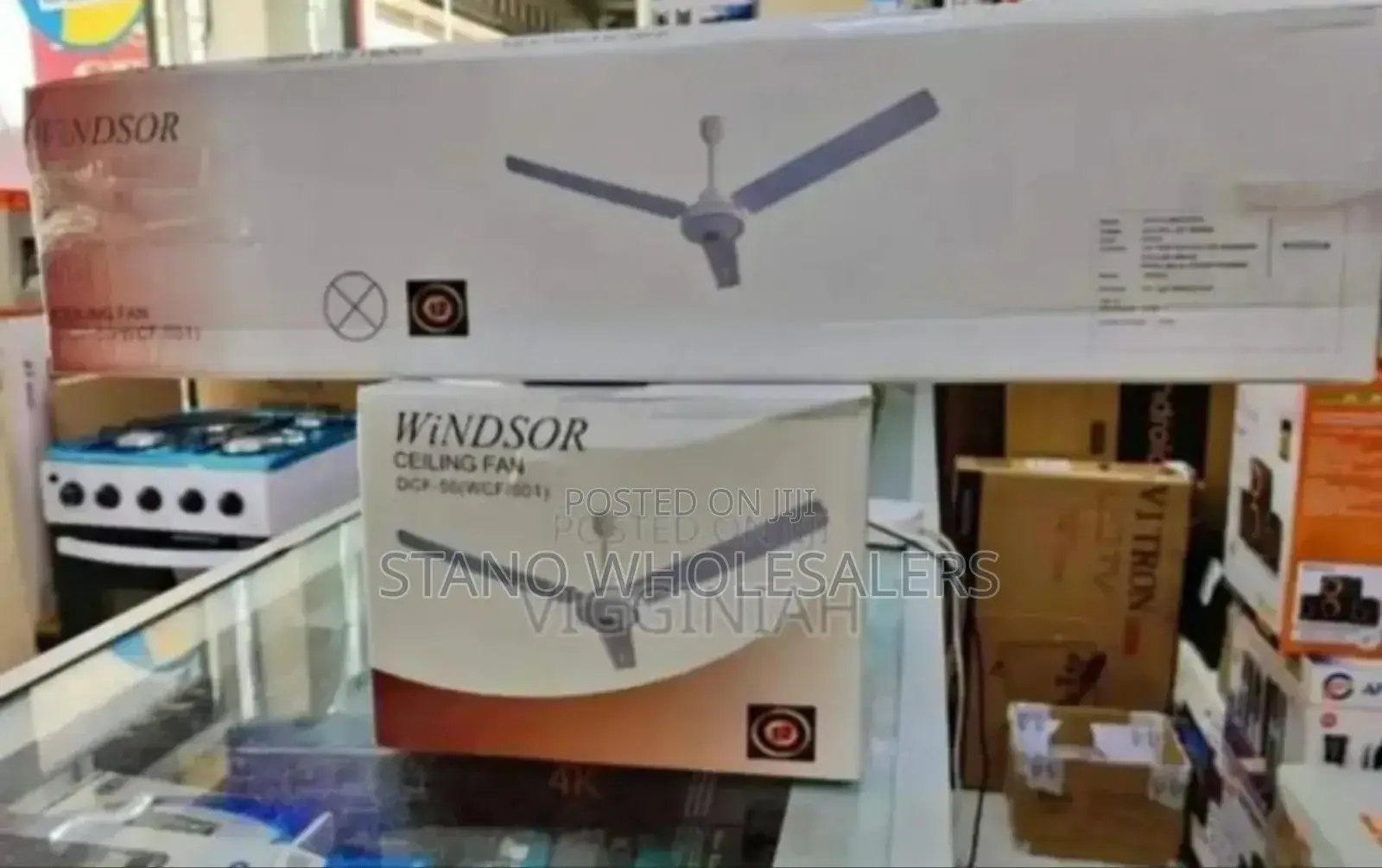 360 Rotation - Windsor 56inch Ceiling Fan. New#