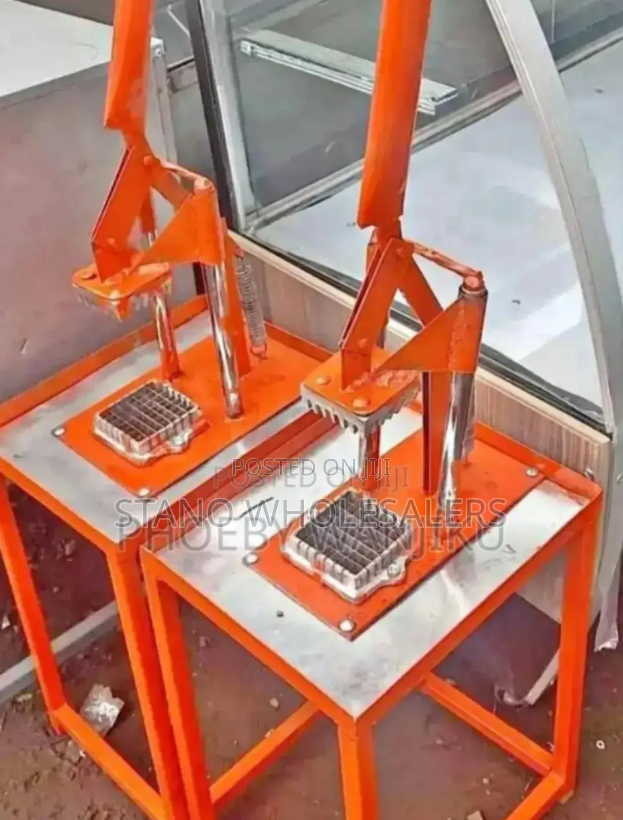 Jua Kali Commercial Red Chips Cutter
