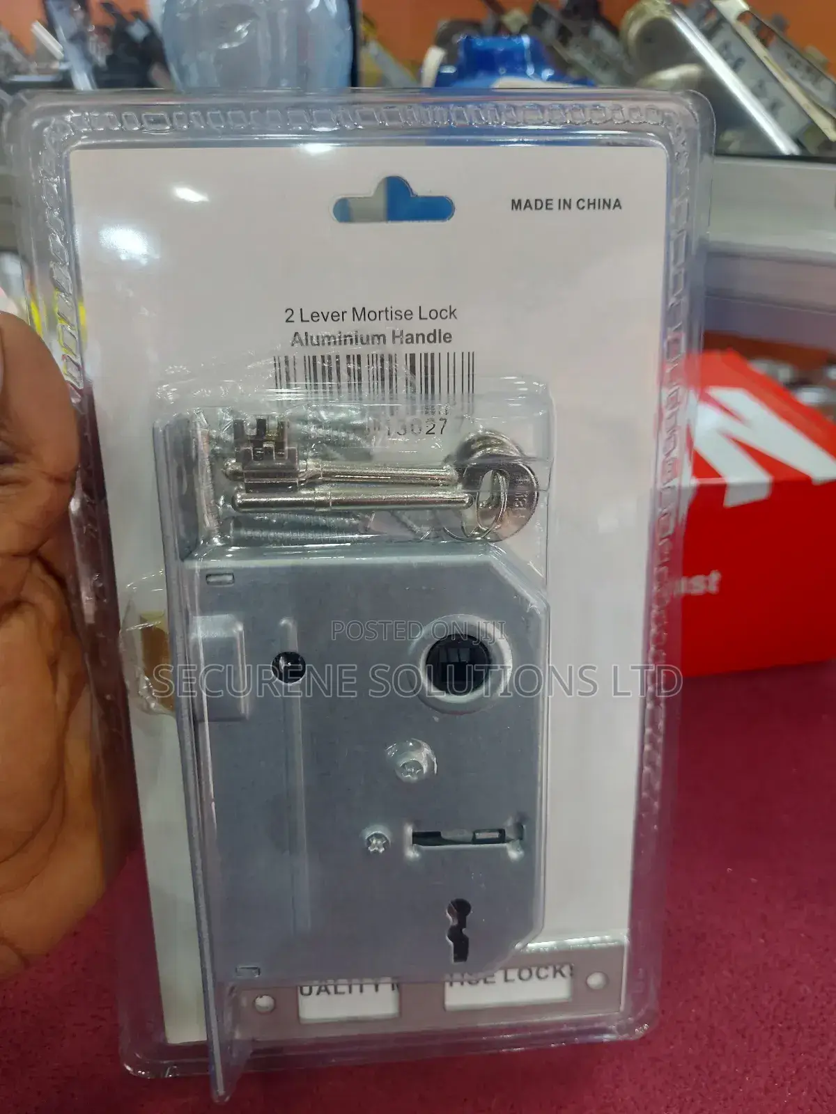 Moment 2 Lever Mortise Lock.Silver and Gold