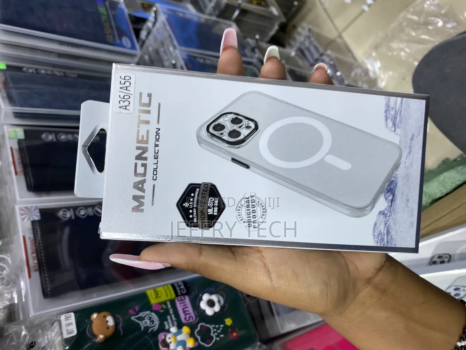 Zqyfcdz Magnetic Clear Case for Samsung Galaxy A36 / A56