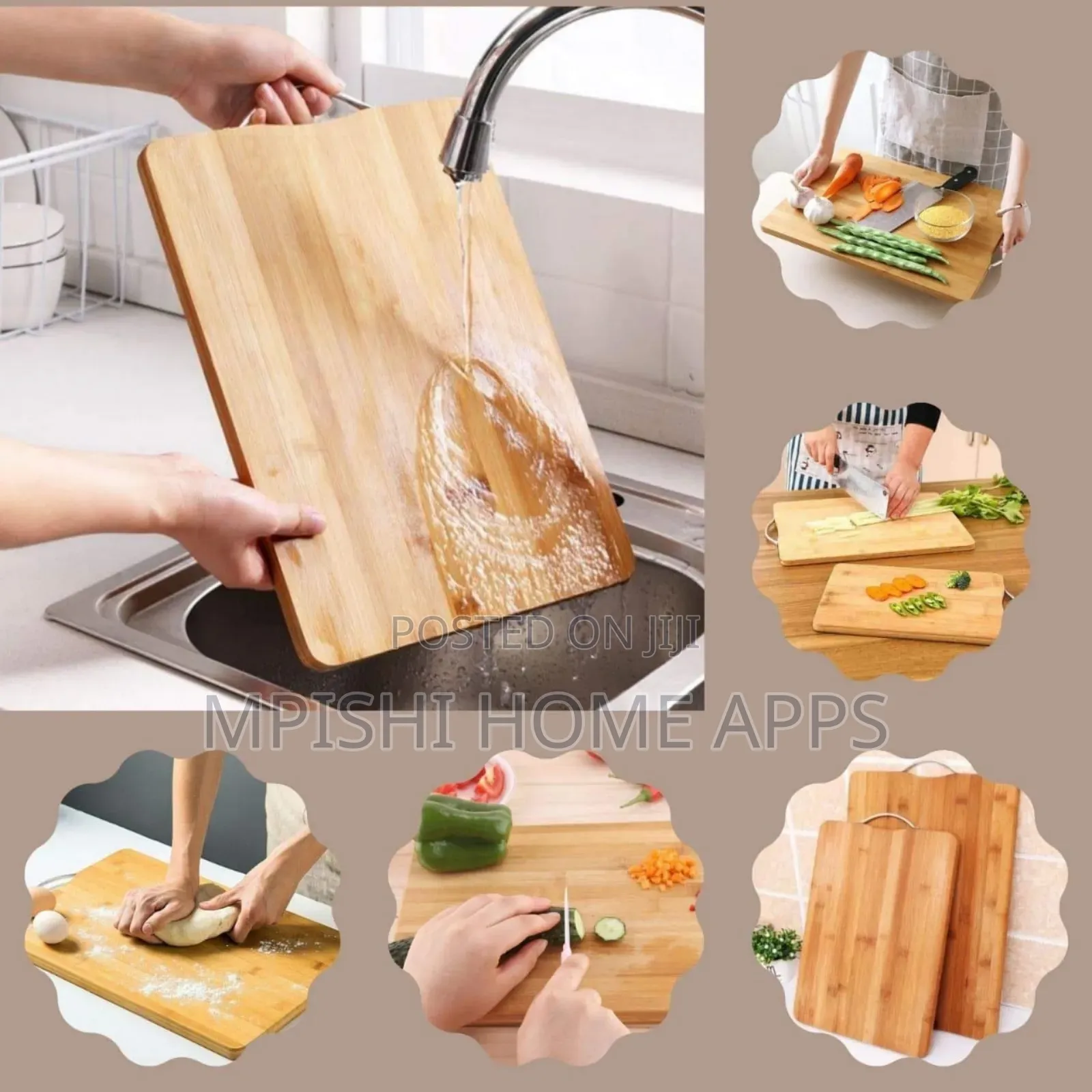 Double Sided Wood Chopping Board