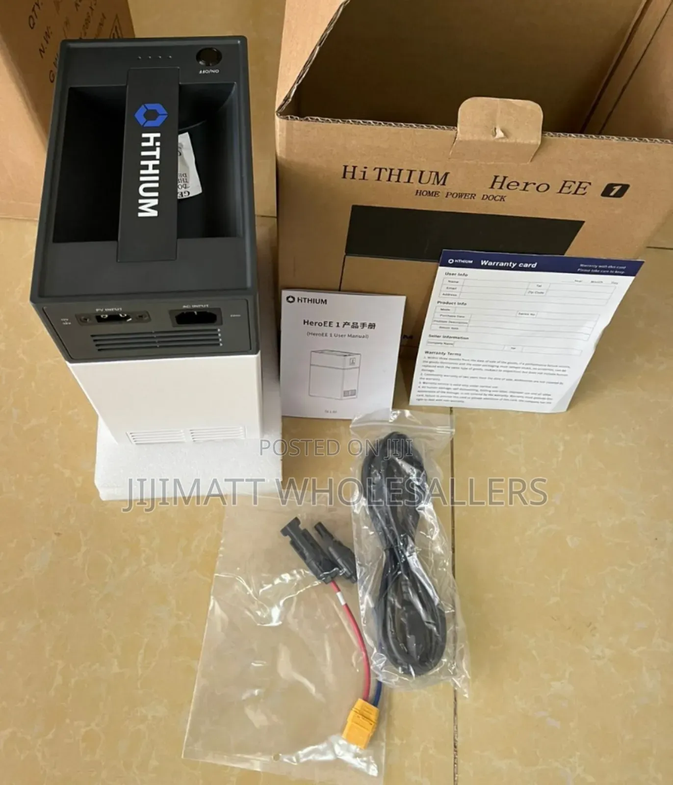 Portable Powerbank Station Solar Power Lithium Available