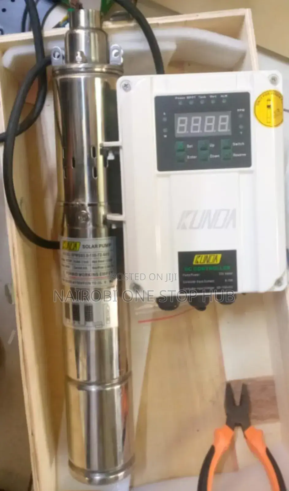 130meter Head Kunda Submersible Pump With Control Box