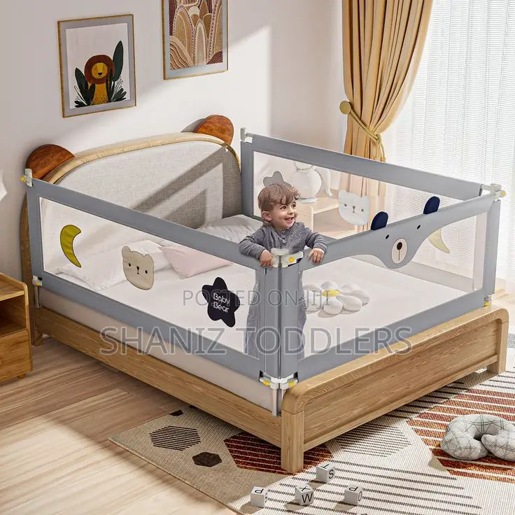 Foldable Kids Bed Rail – Safe Guard for Toddler Standard Beds