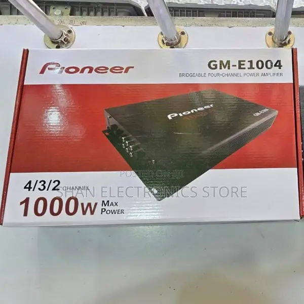 1000w Max Heavy-Duty Pioneer Gm-E1004 4-Channel Car Amplifier