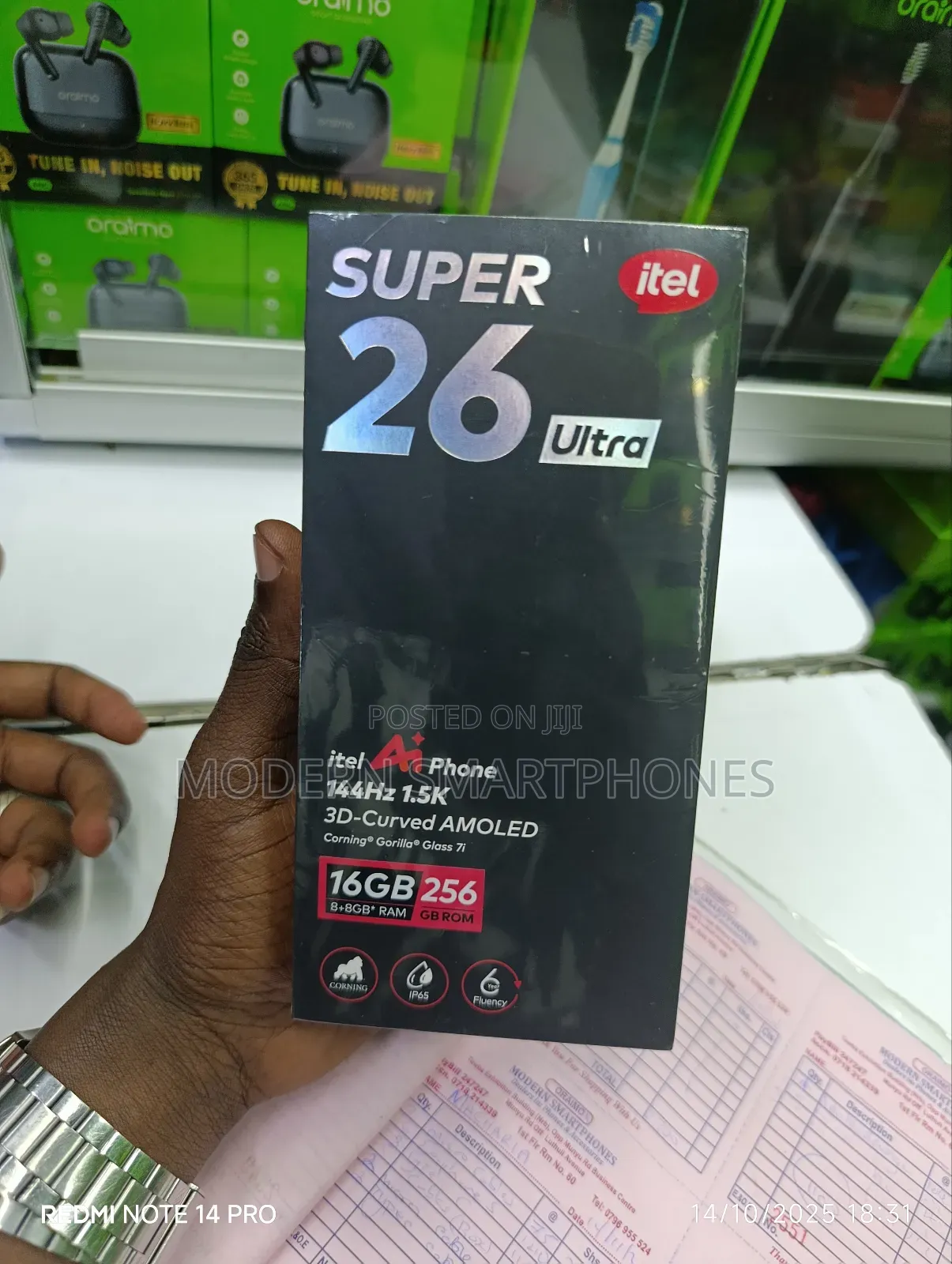 New Itel S26 Ultra 256 GB Black