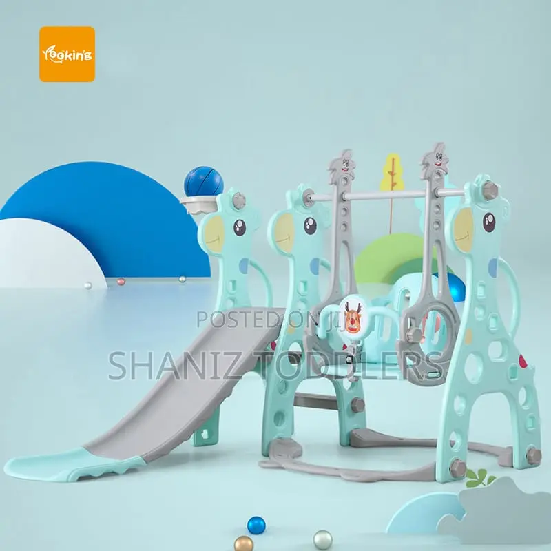 2. Homeplay Combo – Slide, Swing Climb In One