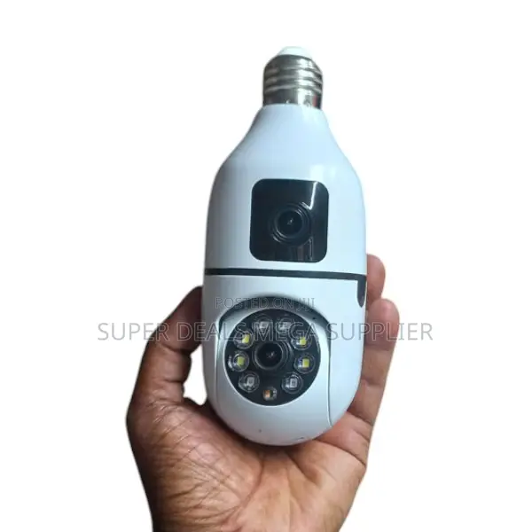 V380 Pro 1080p Wireless Bulb Camera 360° Rotation Night Vision