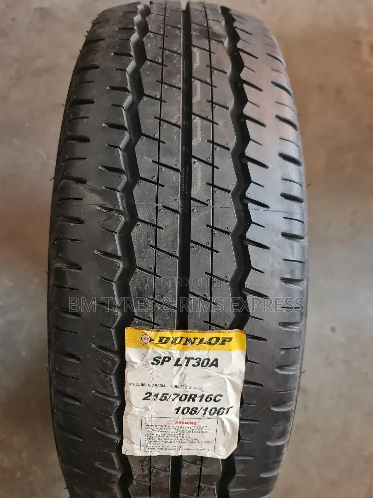 215 /70 R16 Dunlop Tyres (Commercial)