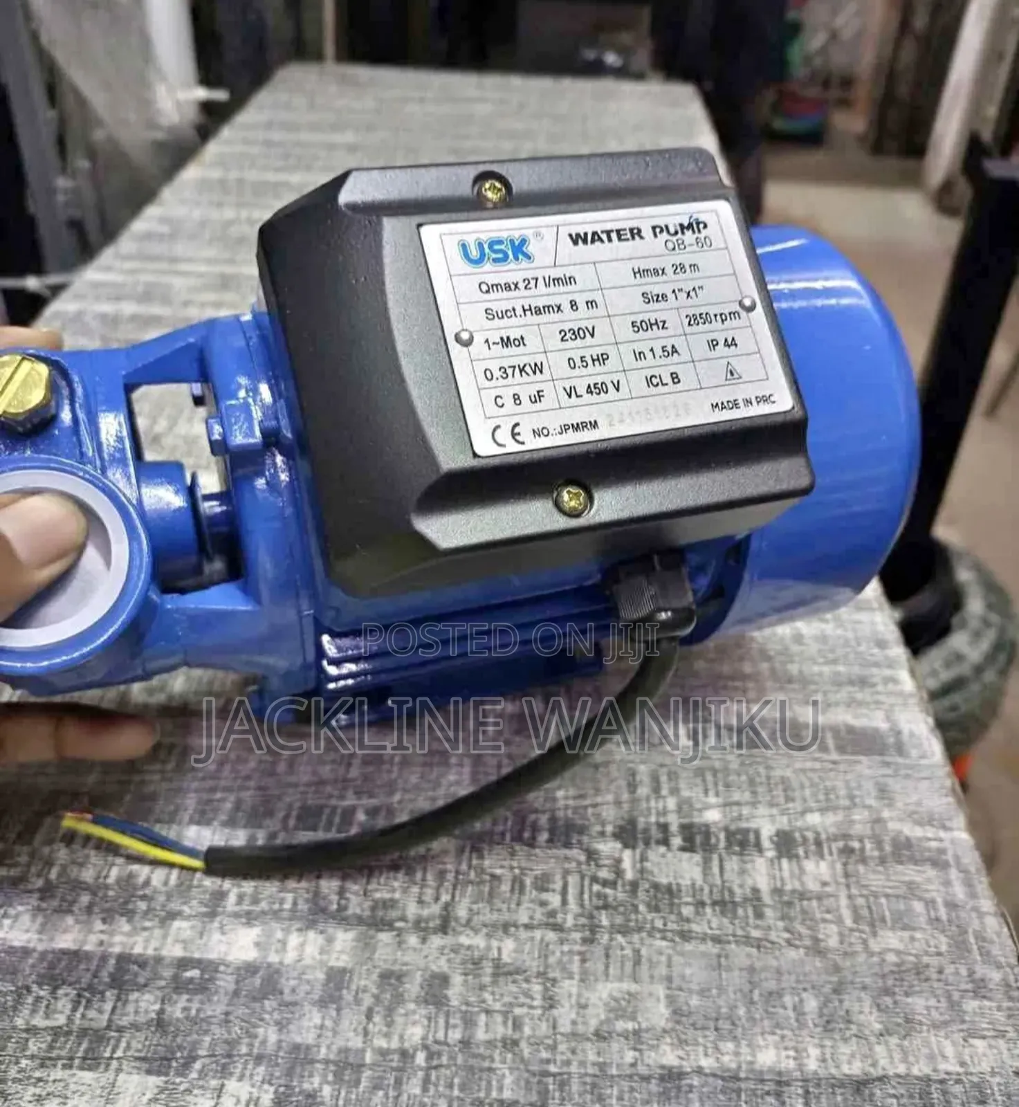 Usk Booster Pump 0.5hp / Electric 0.5hp Usk Pump