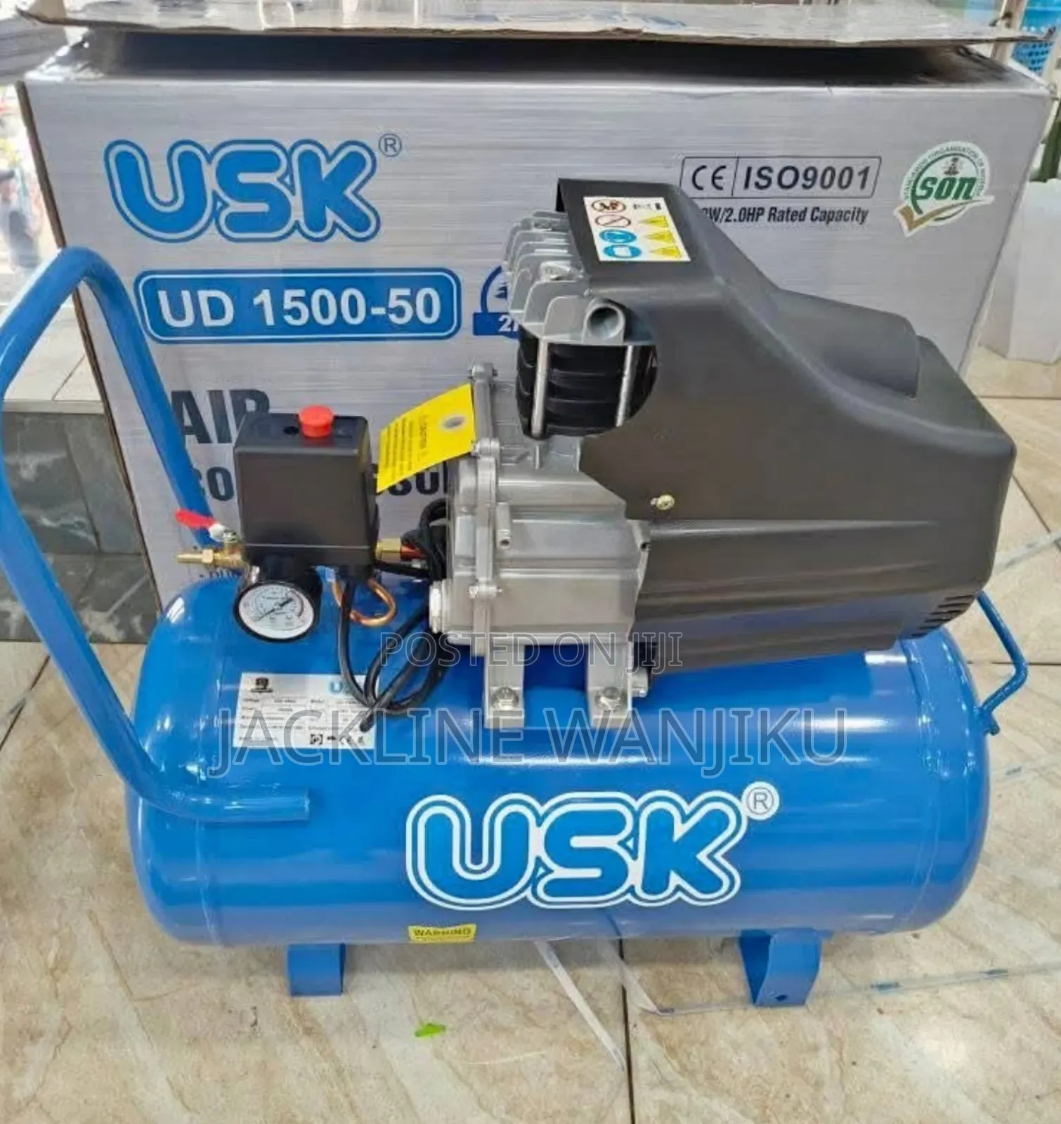 Usk 50ltr Air Compressor