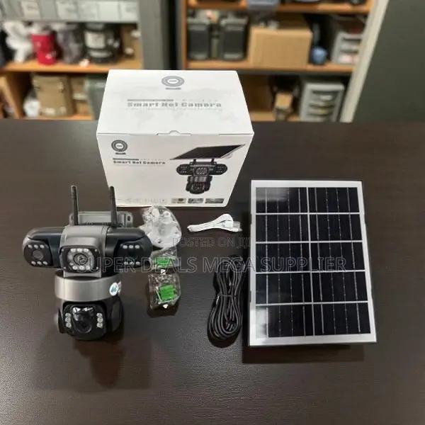 V380 Pro Solar 4g CCTV Camera With Auto Tracking and Two Way Audio