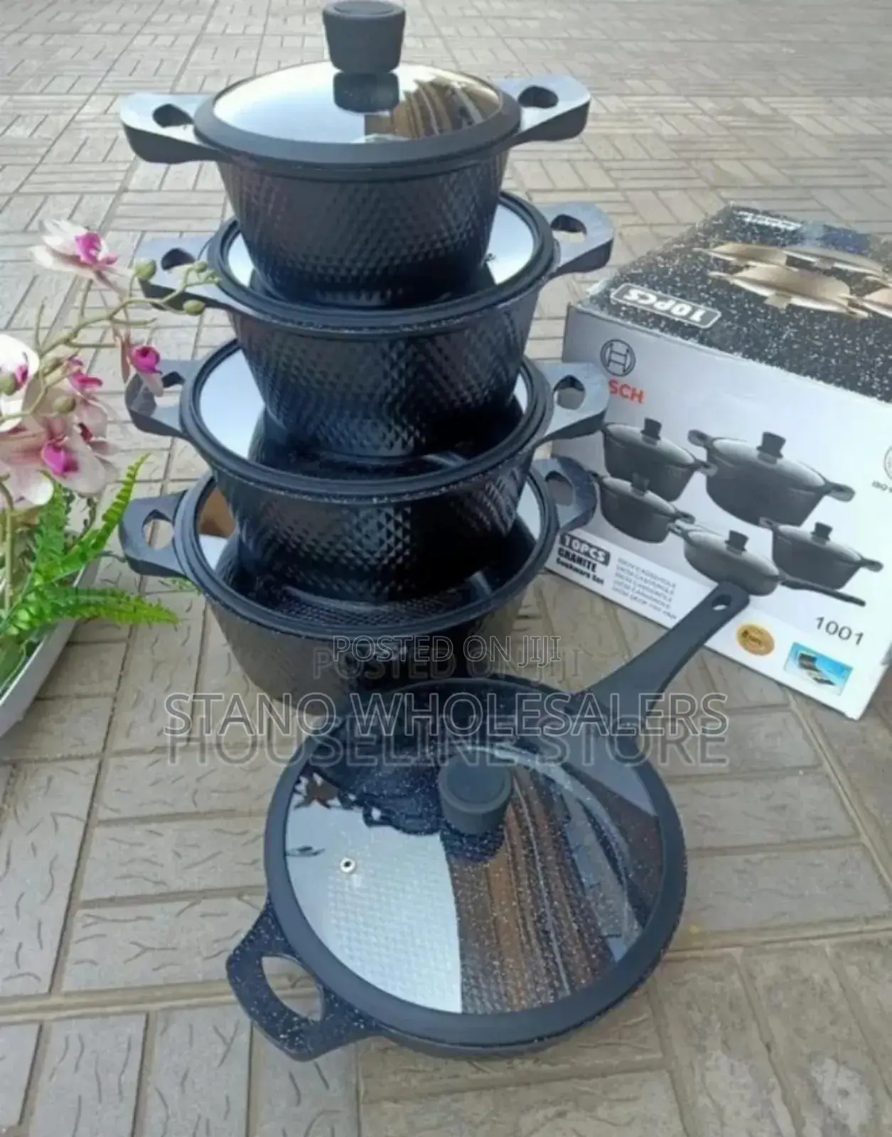 Non Stick- Bosch 11pcs Cookwares