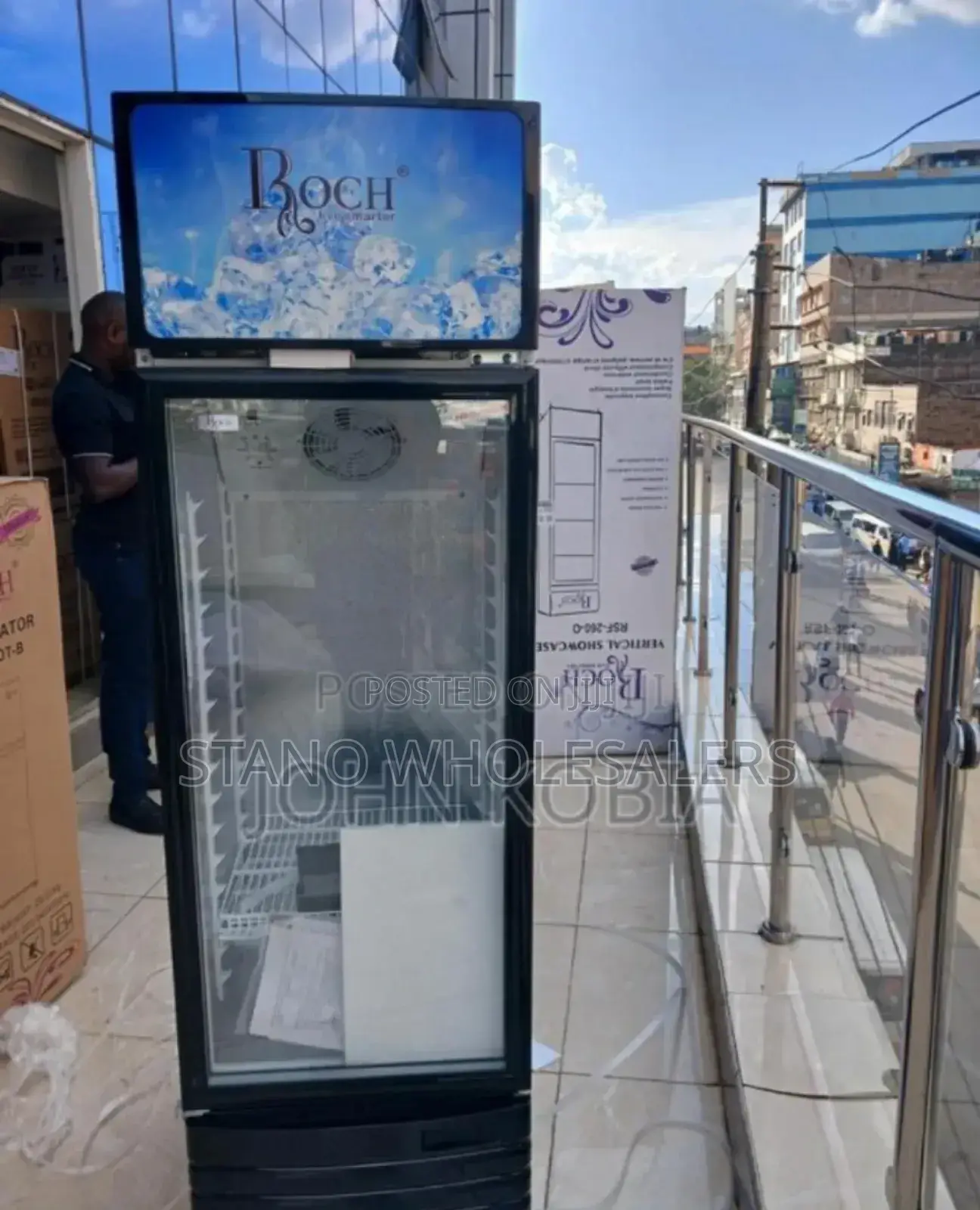 With 10year Warranty - Roch 279l Display Fridge