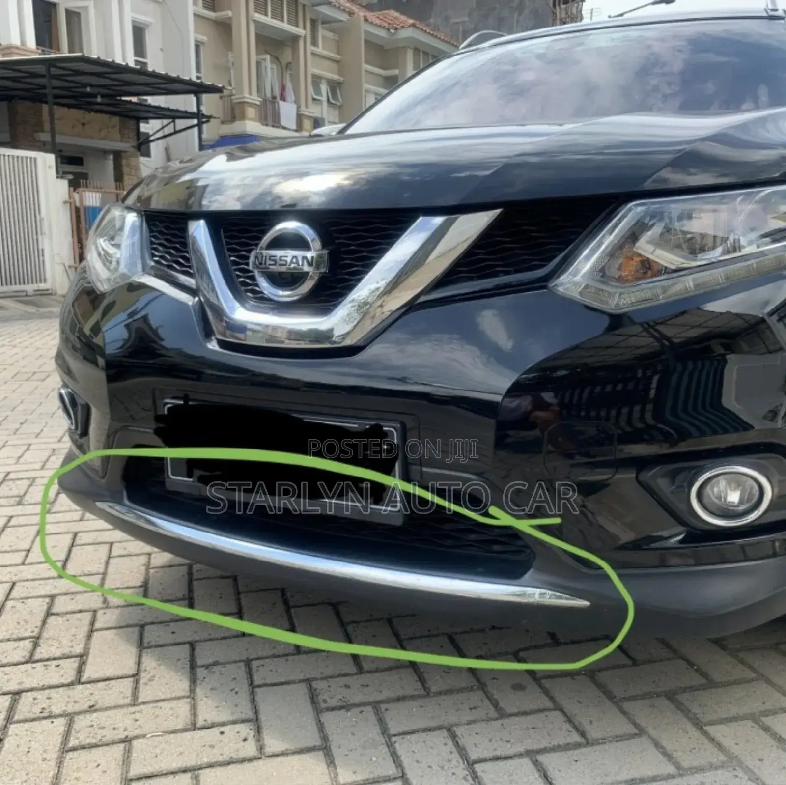 ​Front Bumper Lower Chrome Garnish for Nissan X-Trail T32 (2014-2017)