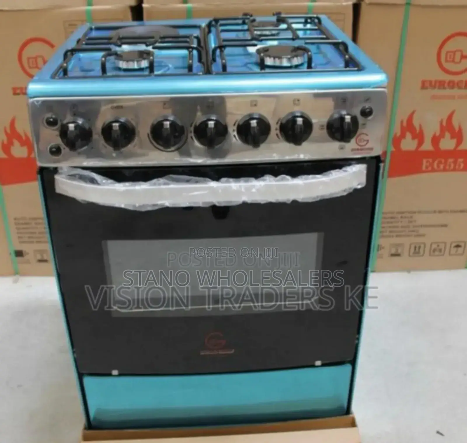 Back Electric Plate. Oven Electric - Eurochef 60*65 Standing Cooker
