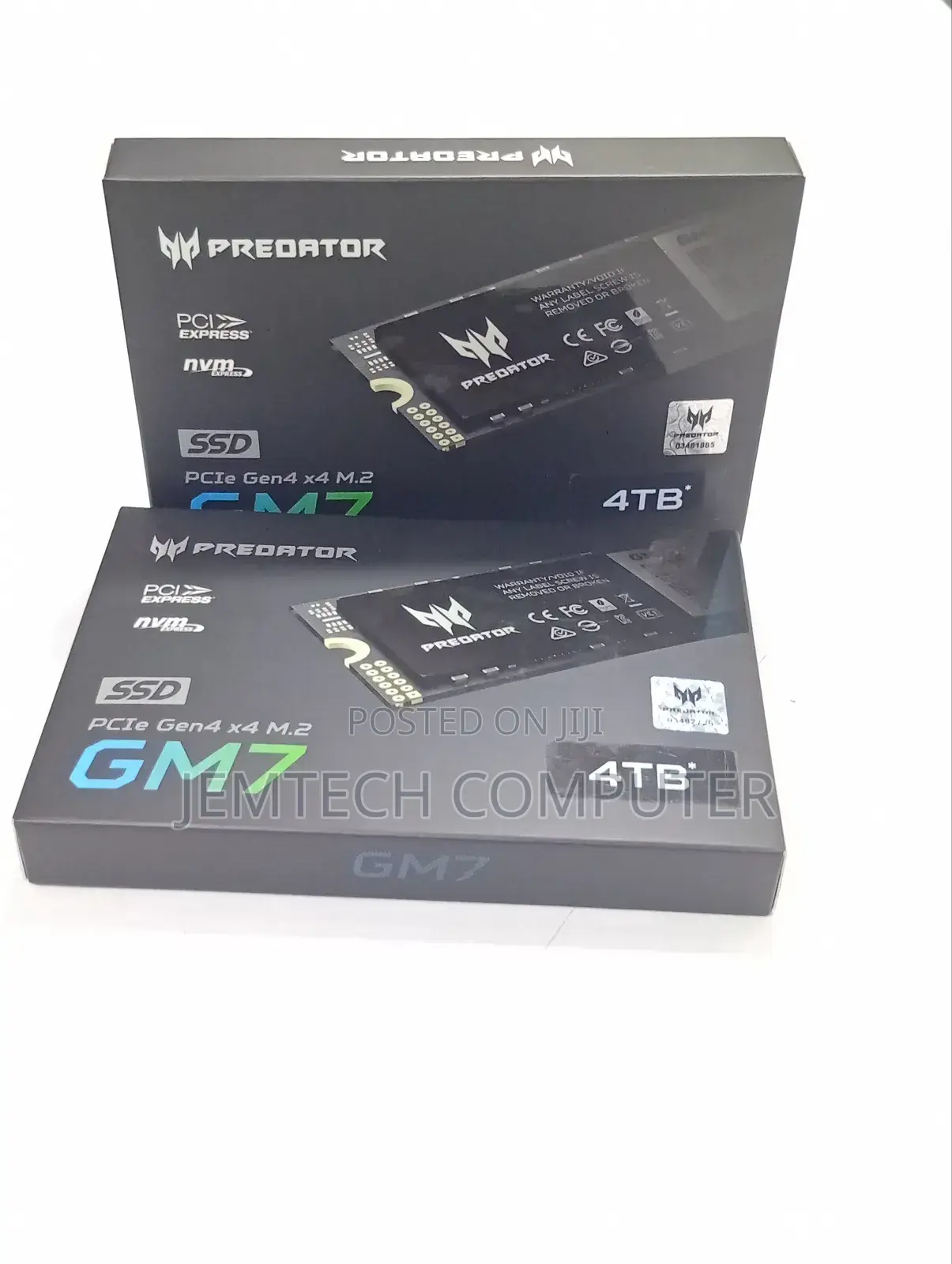 Acer Predator Gm7 Internal SSD M.2 Pcie Gen 4*4 Nvme 2280 - 4tb