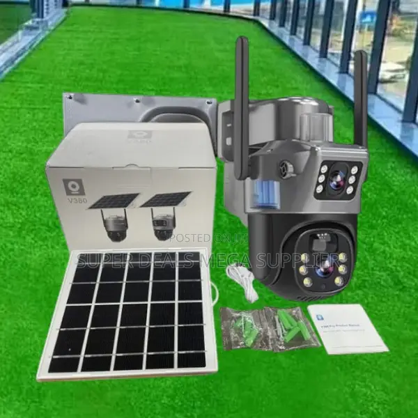 4g Sim PTZ Rotating CCTV Camera Solar Powered Ai Motion Detection