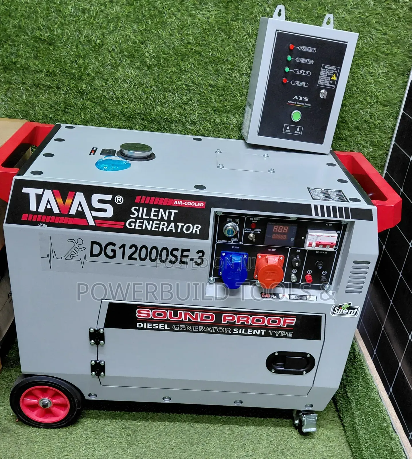 Tavas Dg12000se-3/15kva Silent Diesel Generator