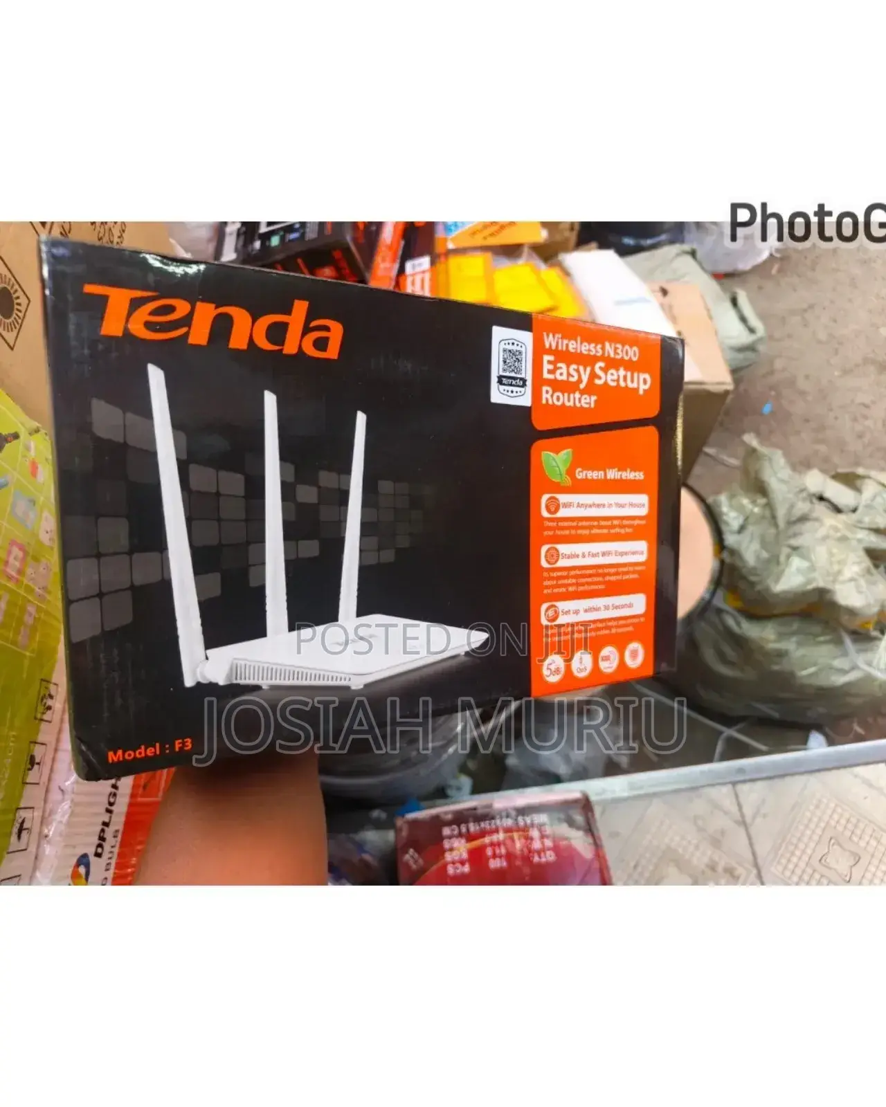 F3 Wireless N300 Tenda Router