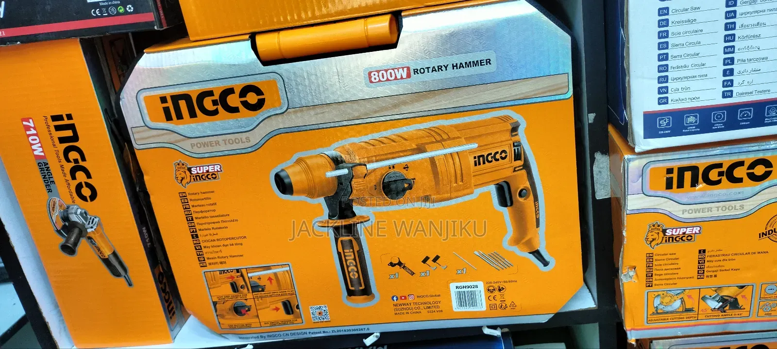 Ingco Rotary Hammer Drill/ Electric Powerful Ingco Rotary Hammer Drill