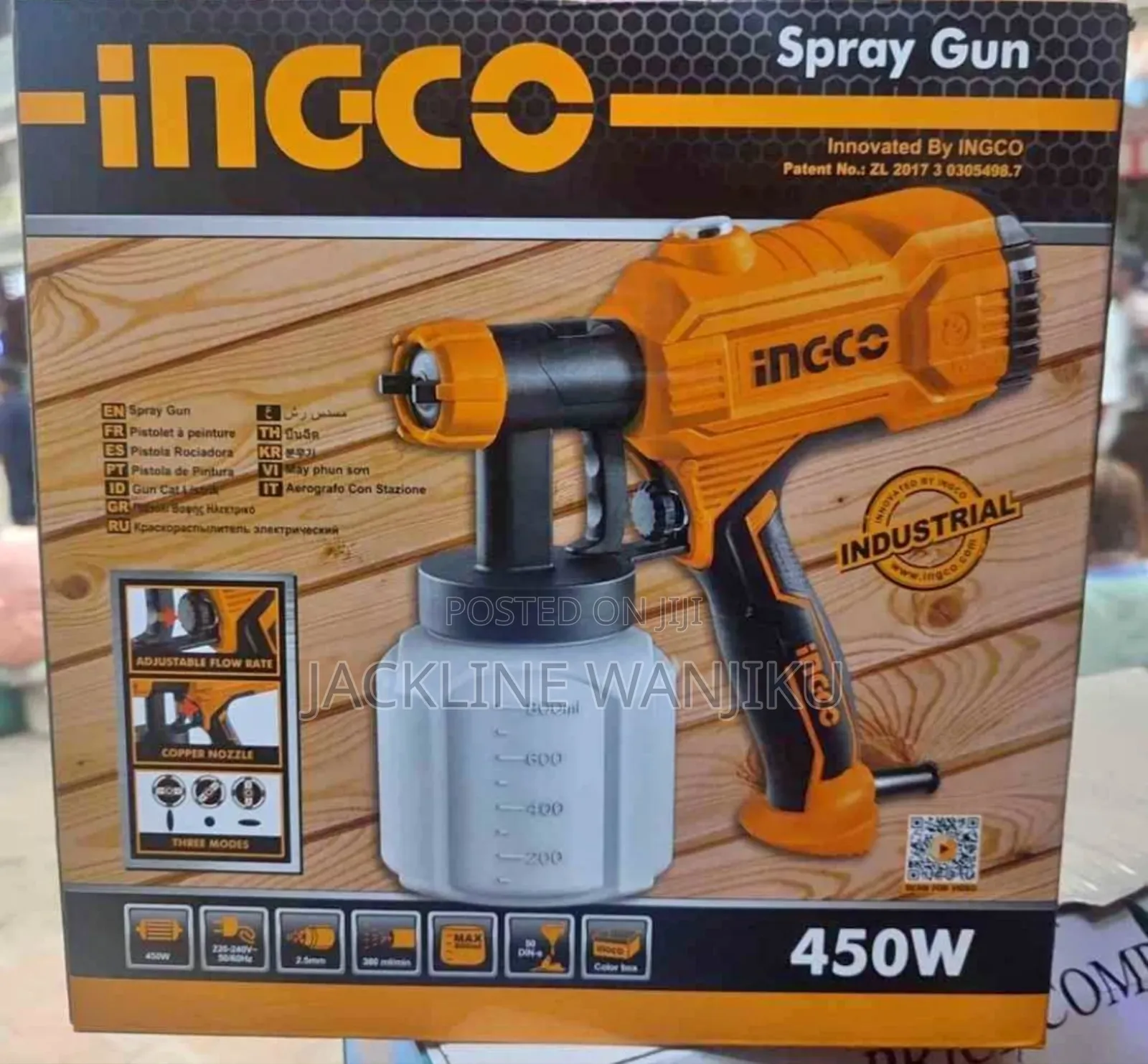 New Ingco Spray Gun Machine/ 450w Ingco Spray Gun