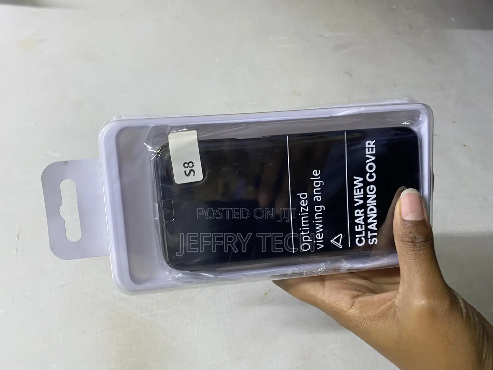 Aaryas Samsung Galaxy S8 Clear View Smart Flip Cover