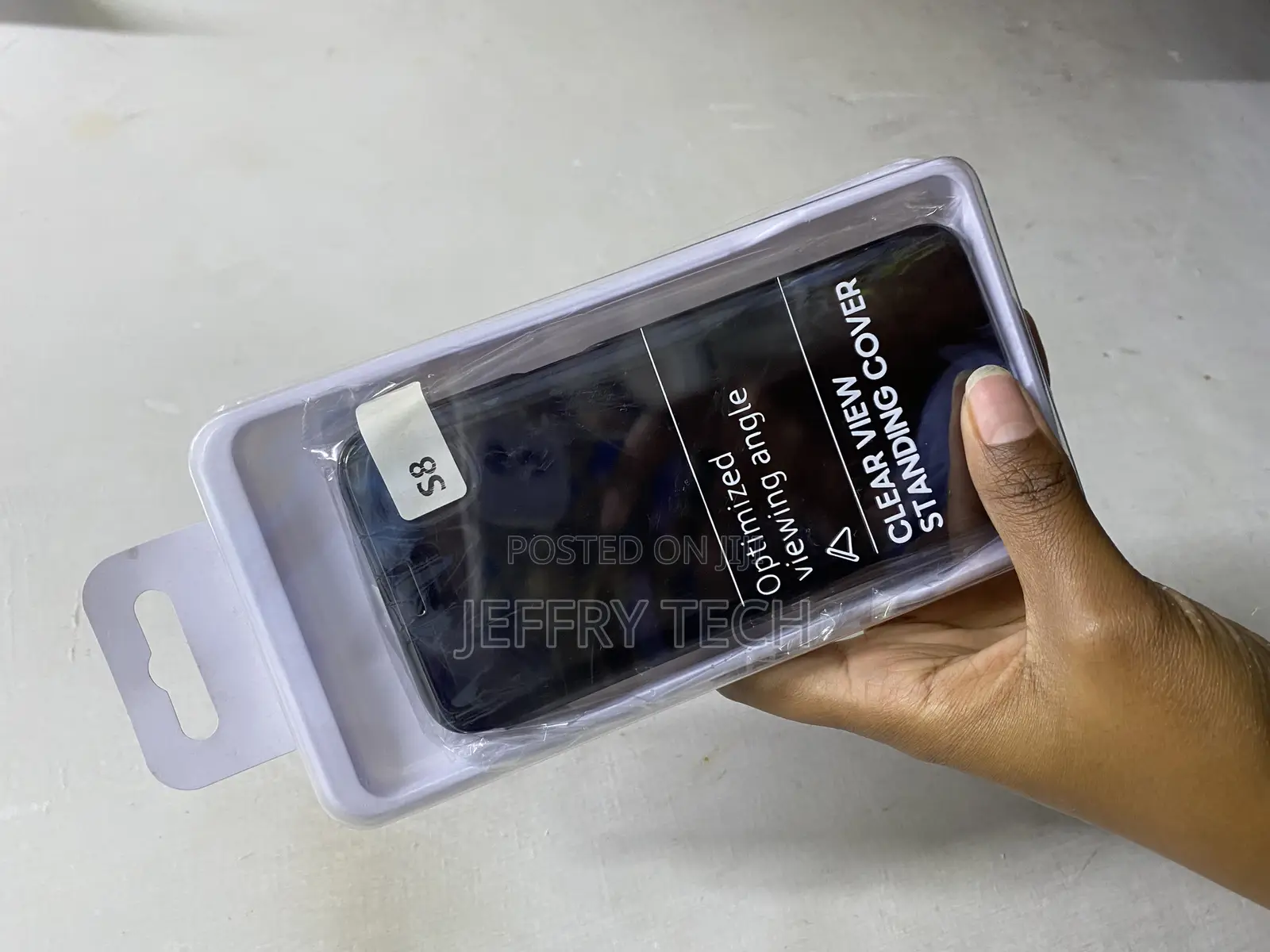 Aaryas Samsung Galaxy S8 Clear View Smart Flip Cover