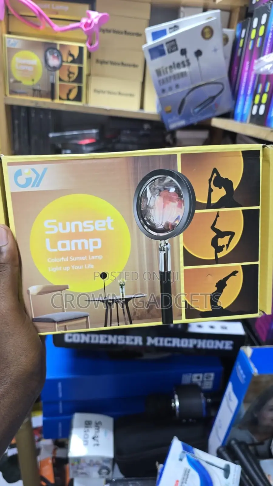 Adjustable Sunset Projector Lamp for Photography Decor