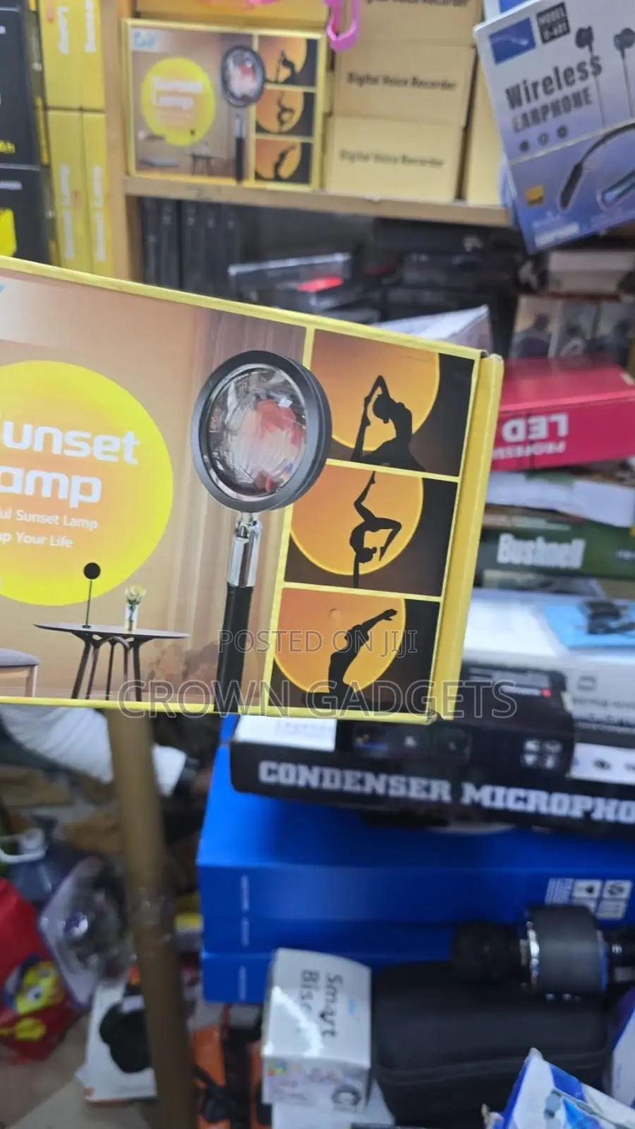 Adjustable Sunset Projector Lamp for Photography Decor
