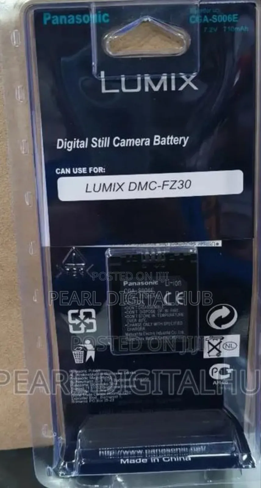 Panasonic Lumix Cga-S006e