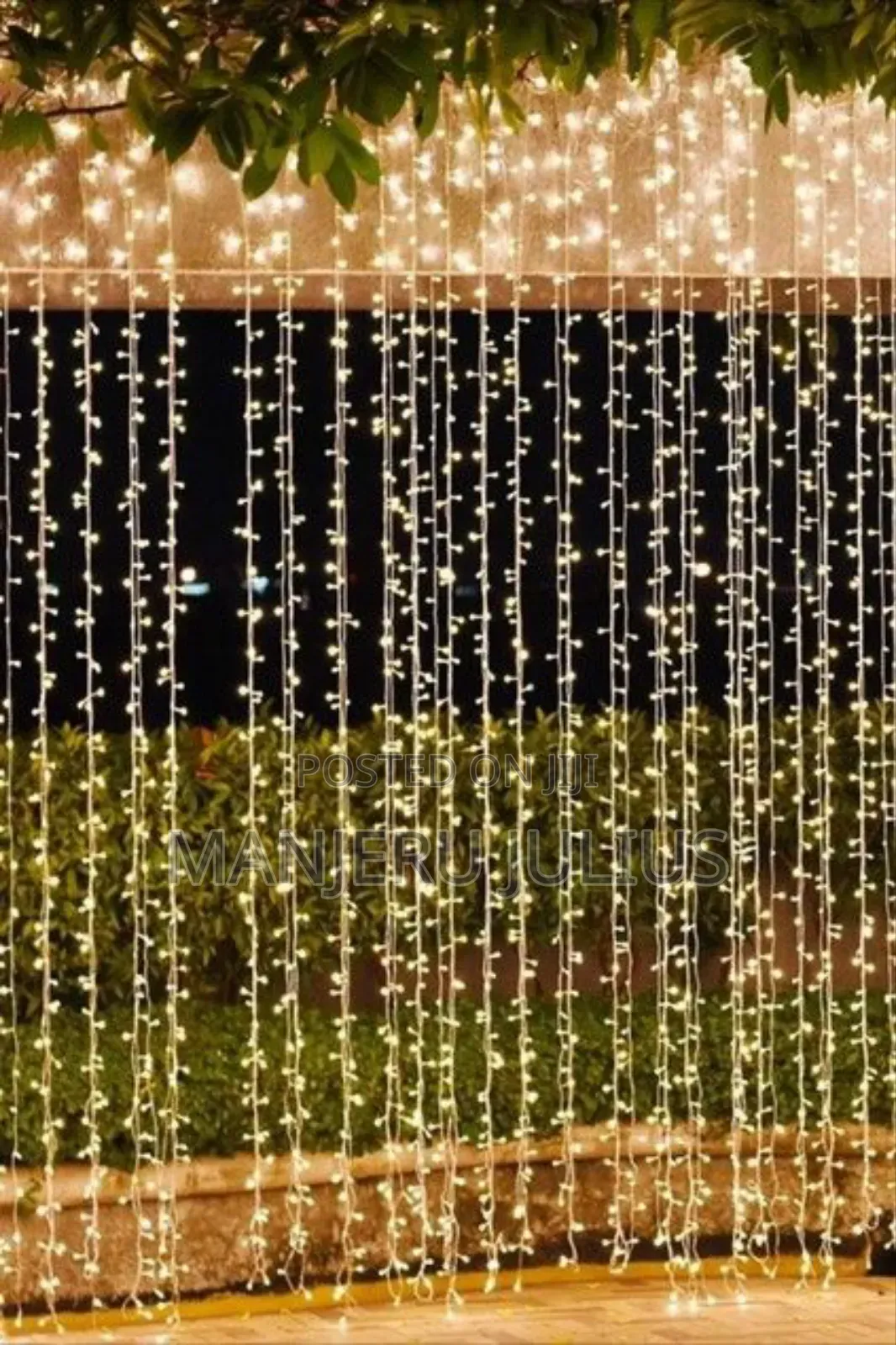 3*3 Warm White Curtain Light