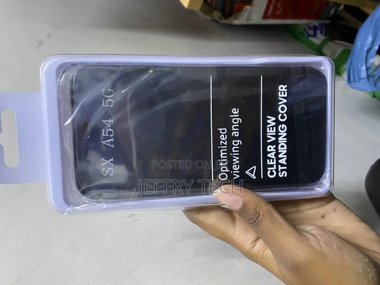Boerha Case for Samsung Galaxy A54 5g, Smart Clear View Cover