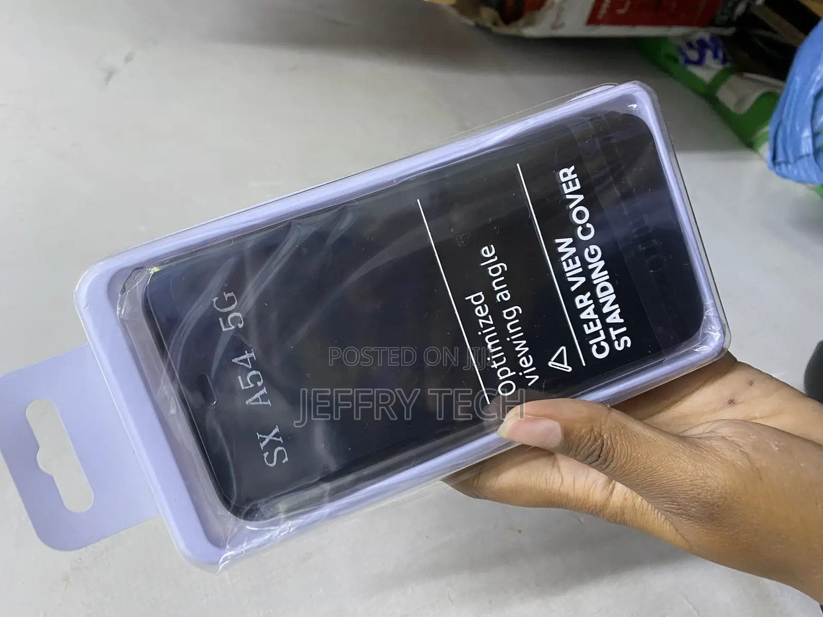 Boerha Case for Samsung Galaxy A54 5g, Smart Clear View Cover