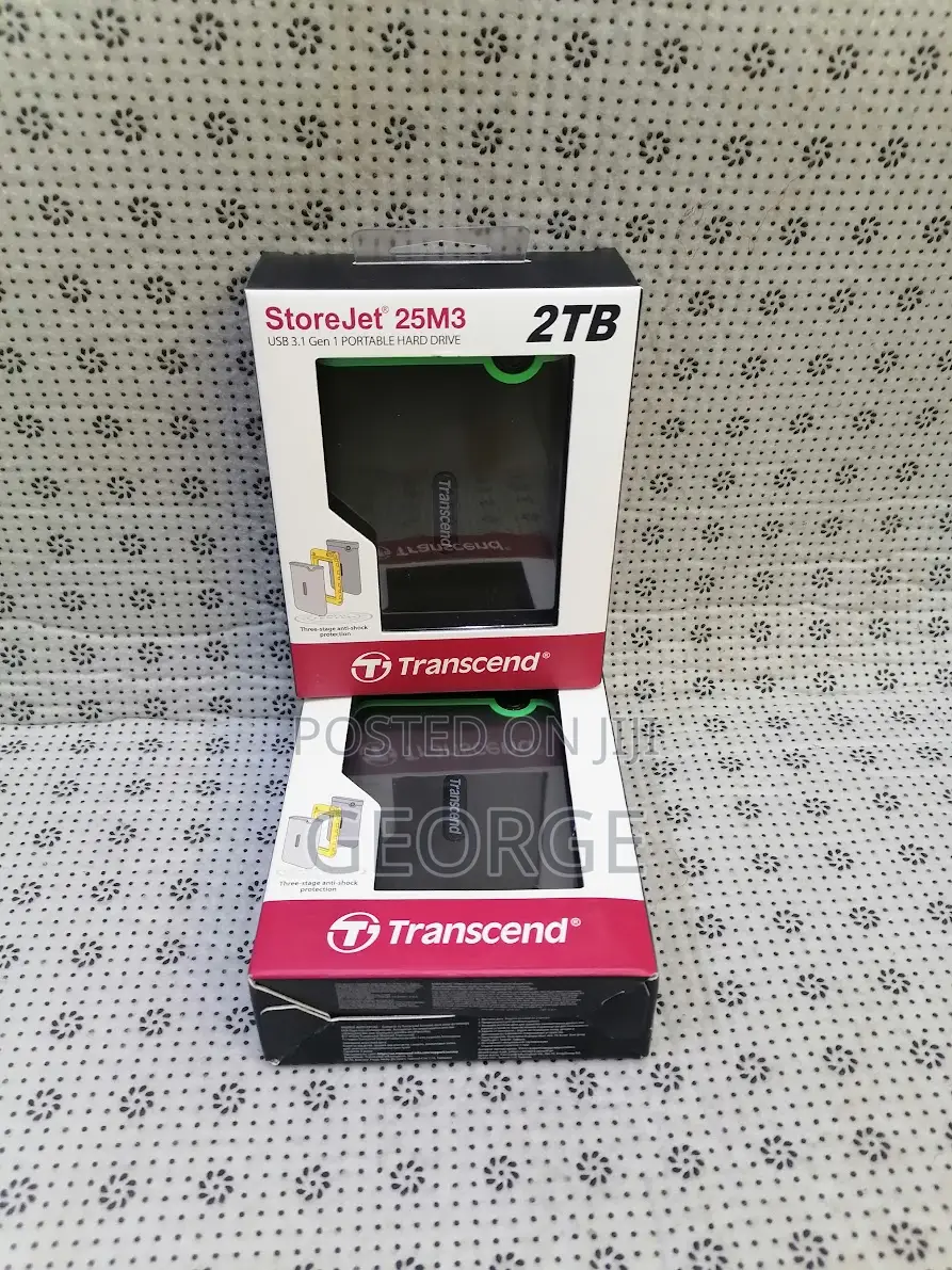 Transcend -2tb Storejet 25m3 Usb 3.1 External Hard Drive