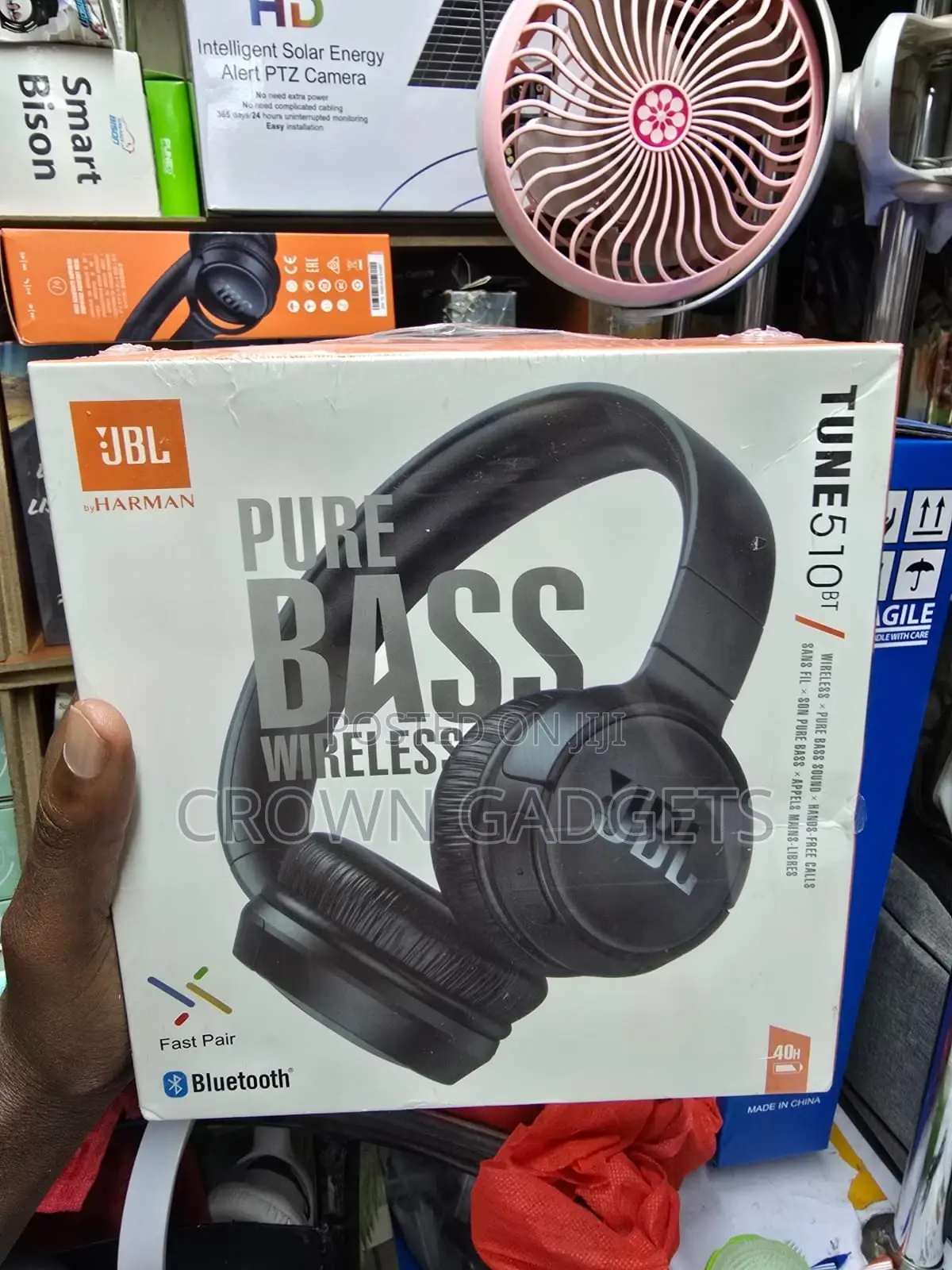 Jbl Over-ear Wireless Headphones Pure Bass High-quality Sound