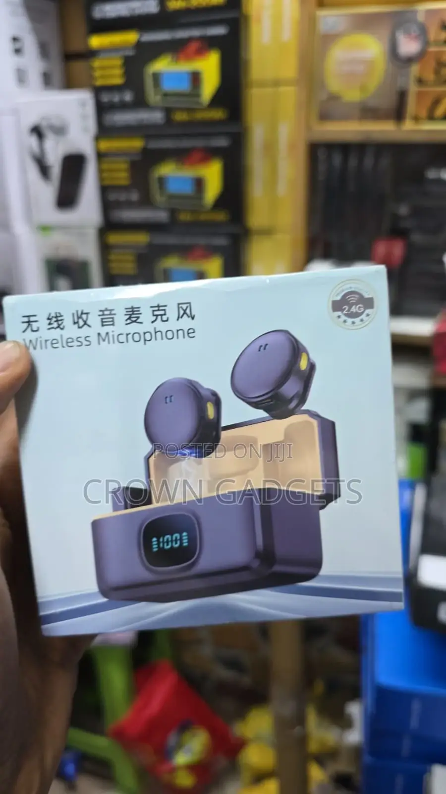 Magnetic Clip-on Lavalier Mic Q8/M2 for Live Streaming Vlogs