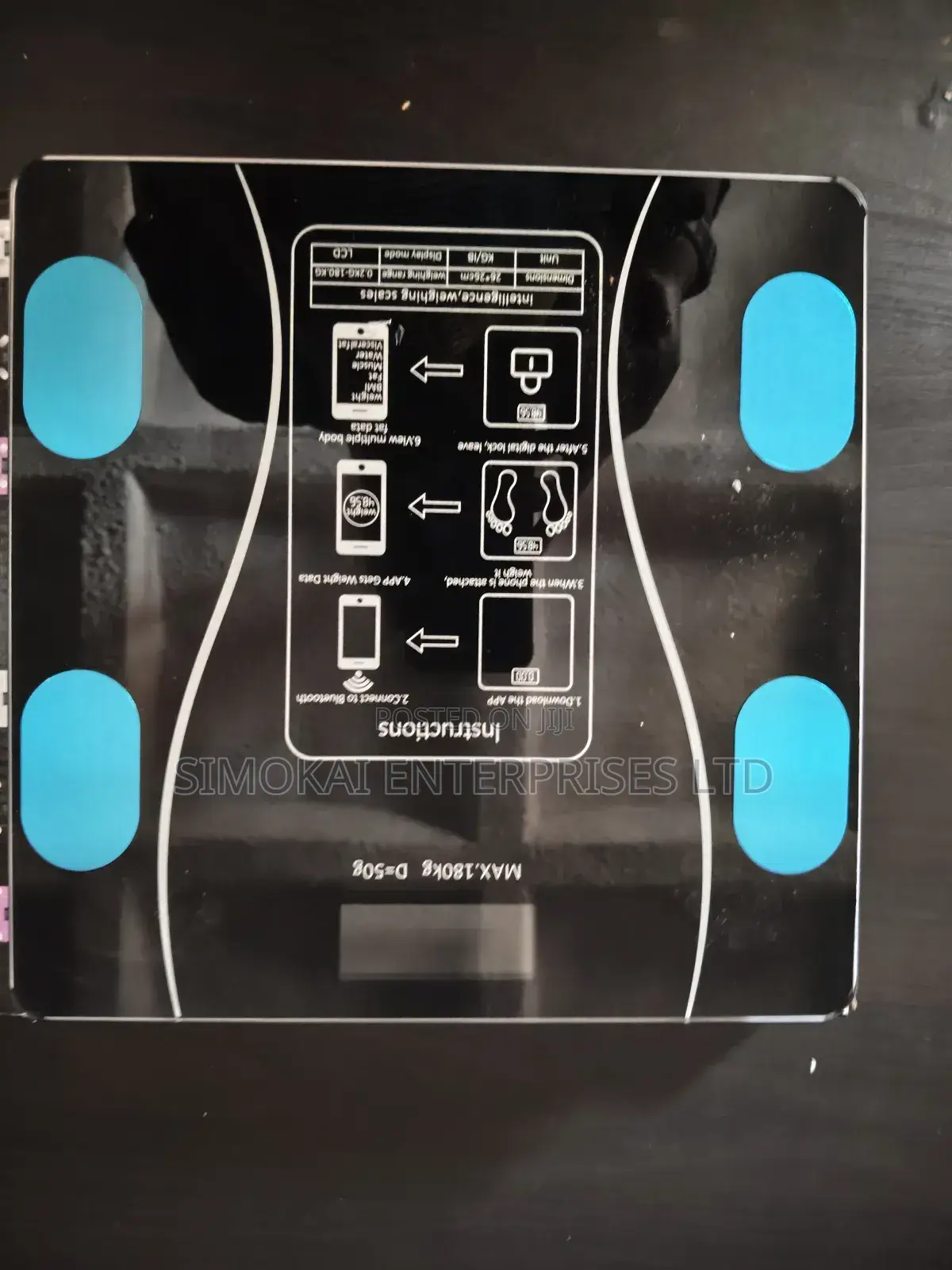Bluetooth Enabled Weighing Scale