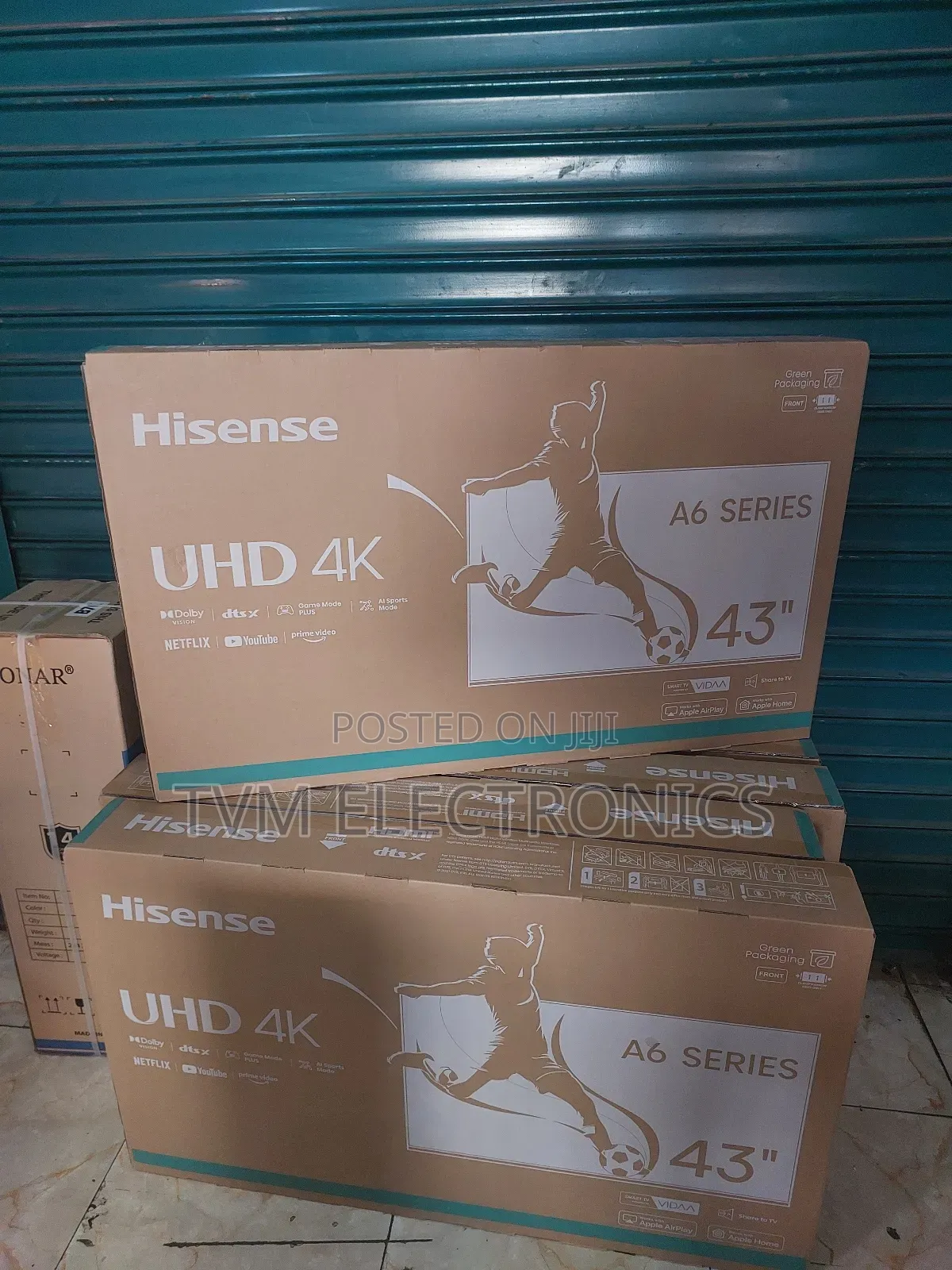 Hisense 43′′ 43a6n (New 2025) Vidaa Smart Uhd Tv