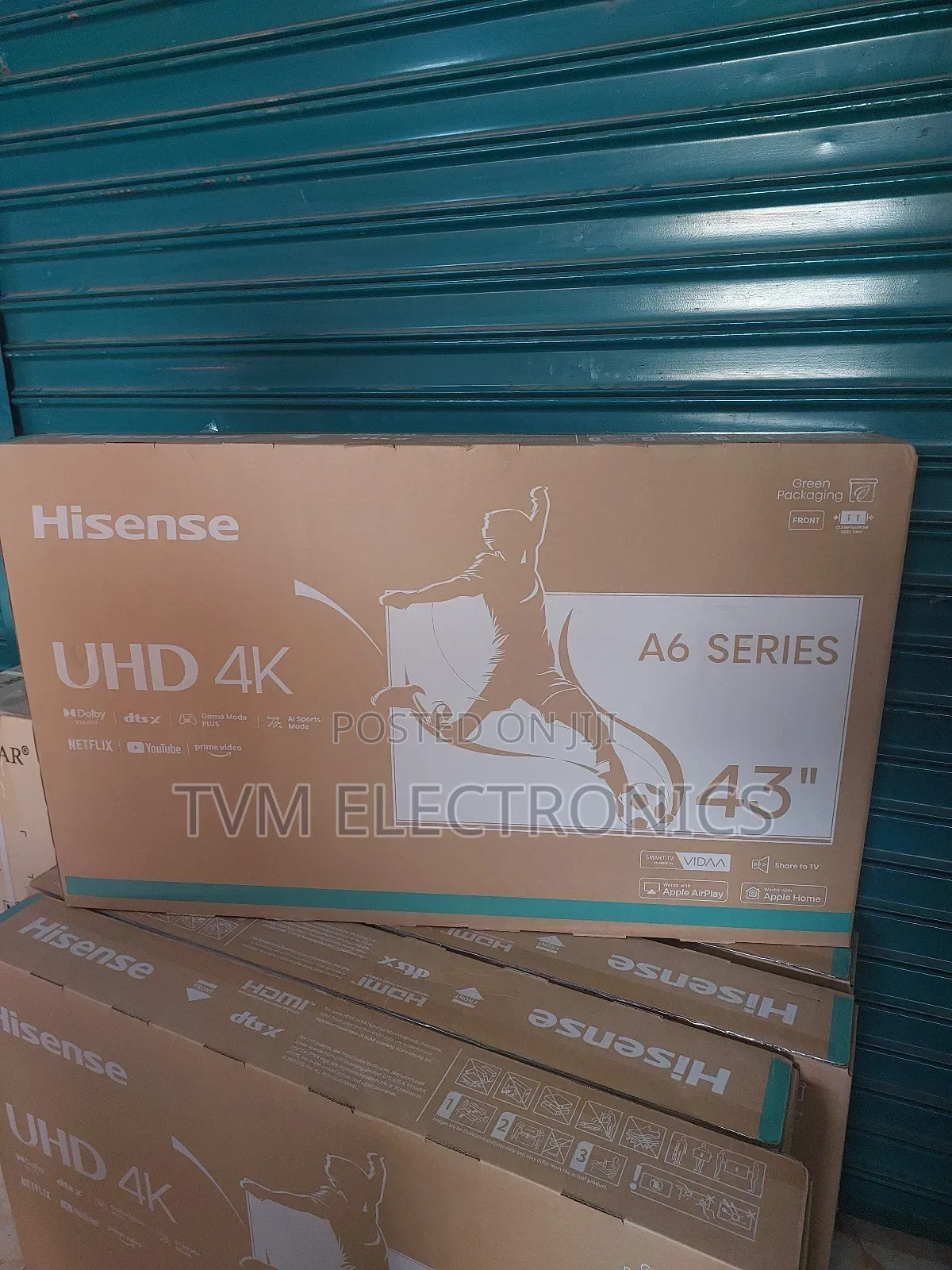 Hisense 43′′ 43a6n (New 2025) Vidaa Smart Uhd Tv