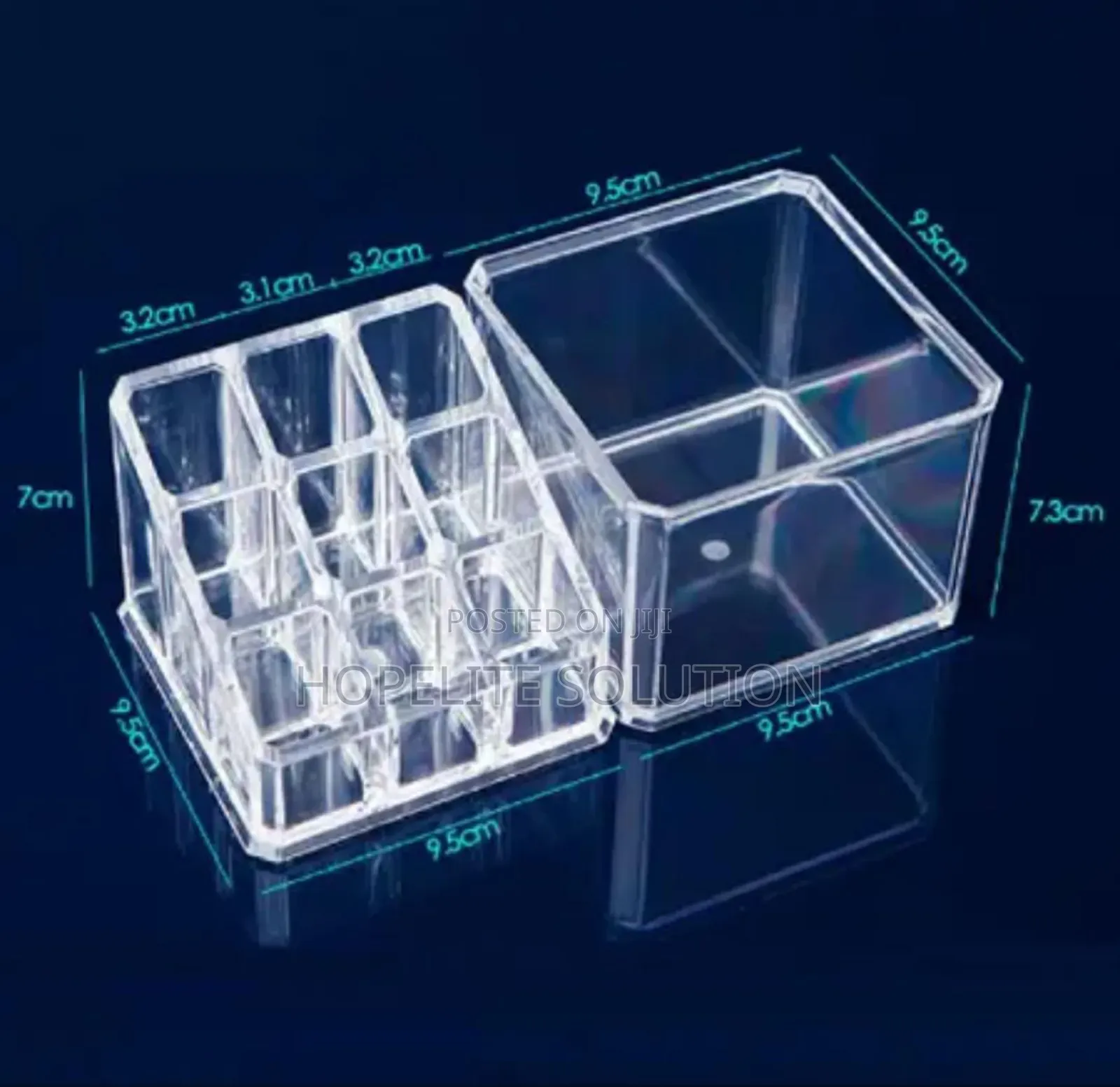 9 Grid 2 Layer Cosmetic Organizer