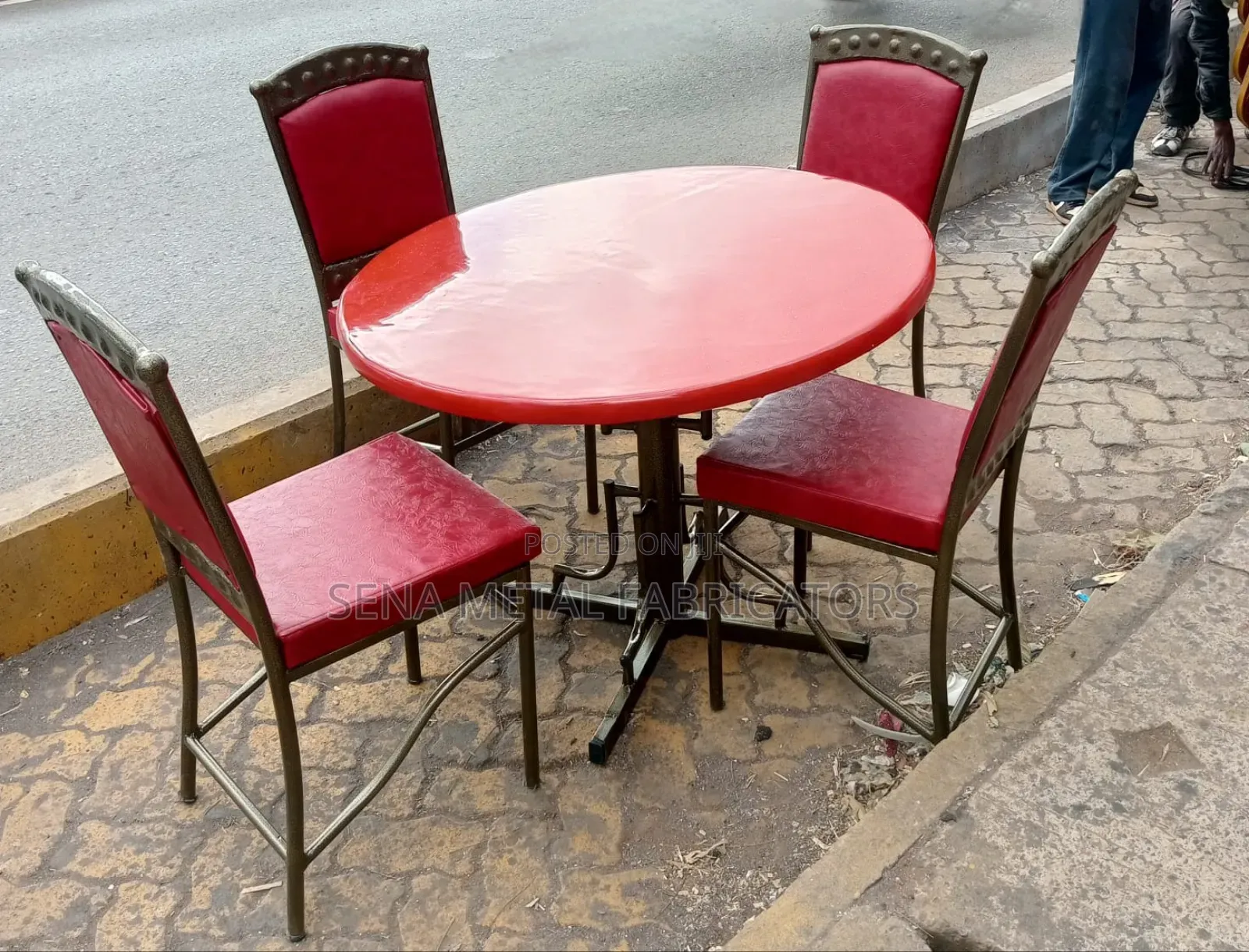 Red Restaurant or Hotel Set