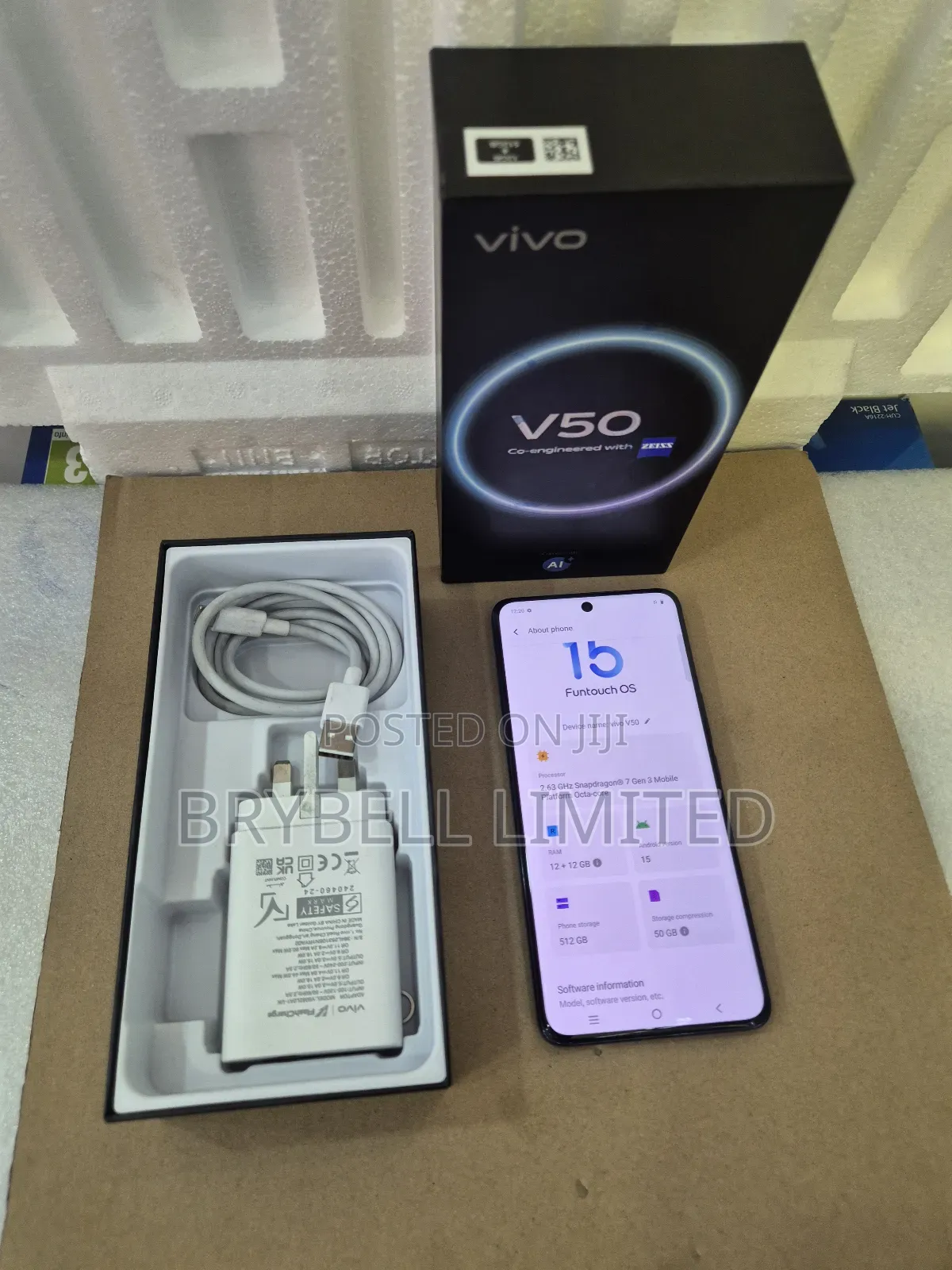 Vivo V50 512 GB Blue