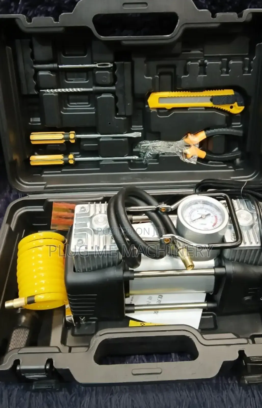 Air Compressor With Tools