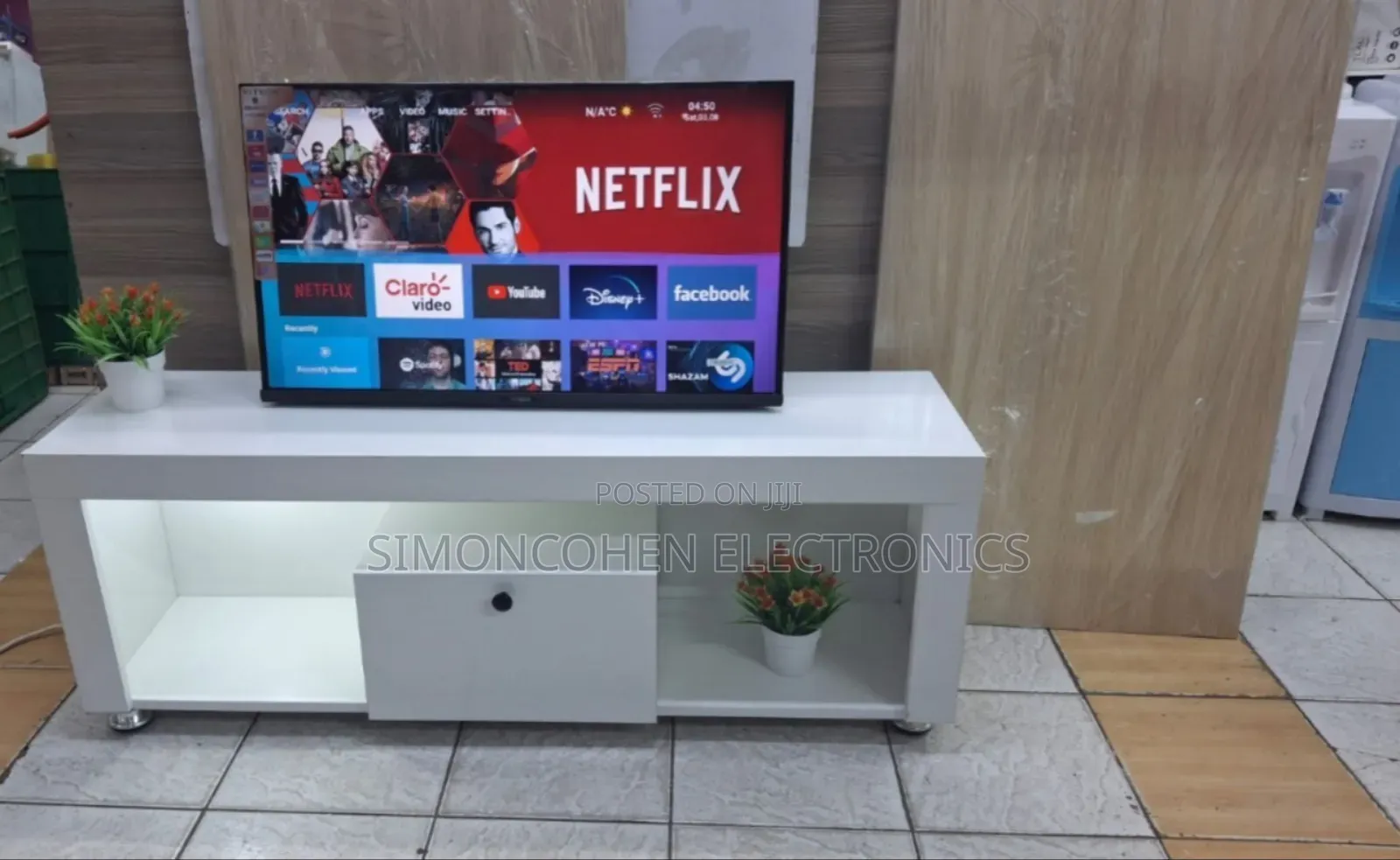 Amsterdam Modern Tv Stand With Led Lights