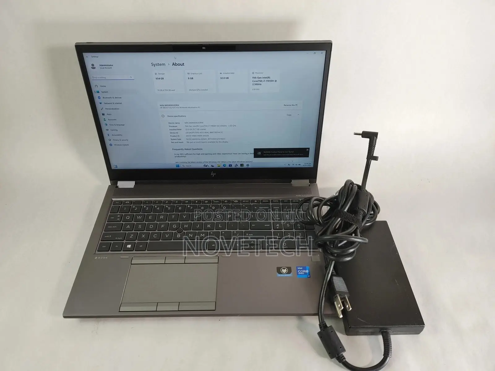 Laptop HP ZBook Power G9 I7 16GB Intel Core I7 SSD 1T