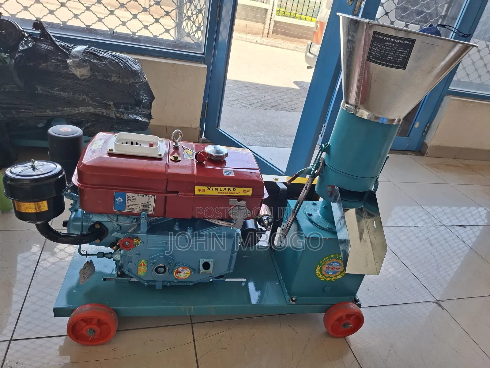 Engine Driven Pellet Making Machine