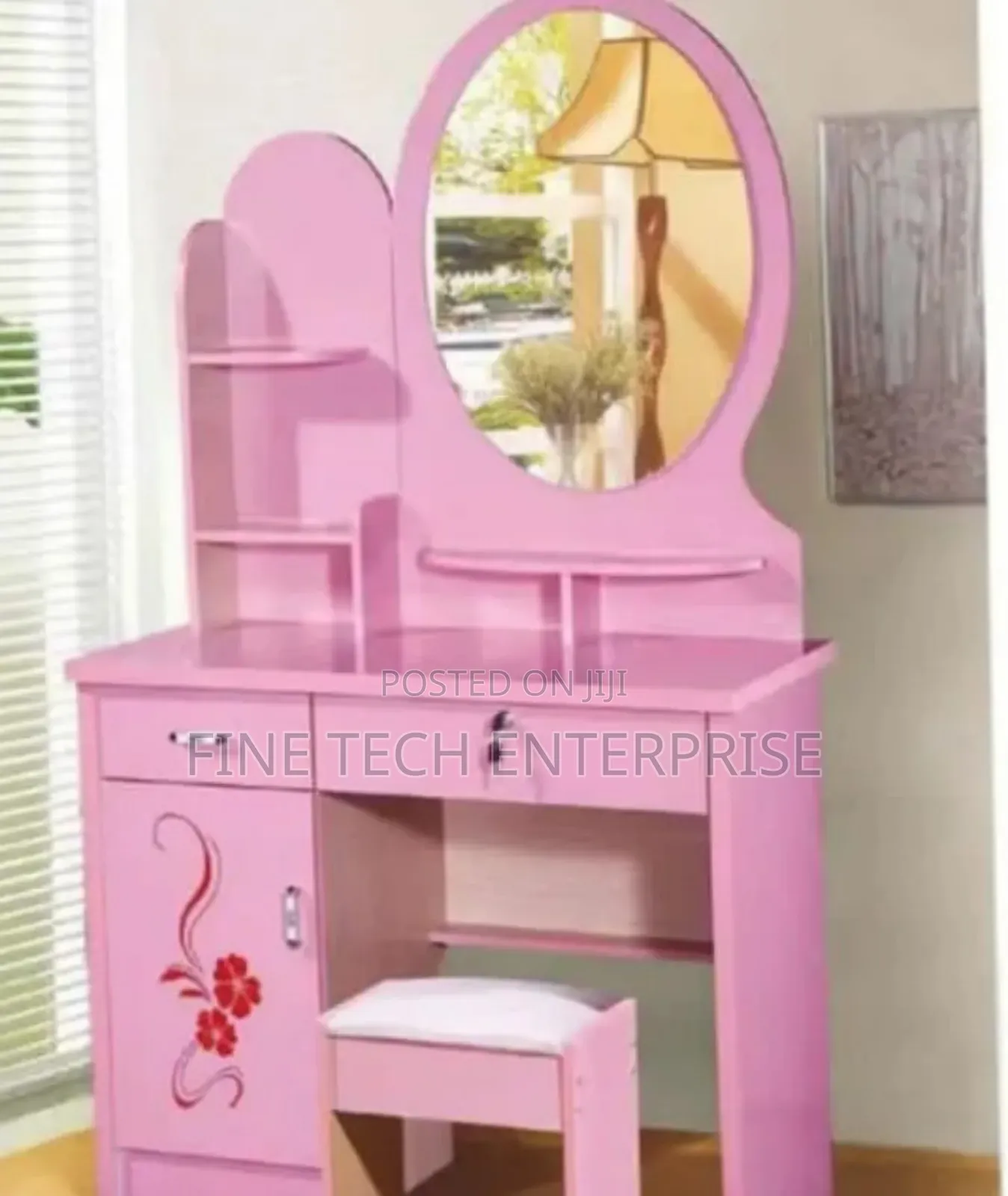 Pink Executive Dressing Table 