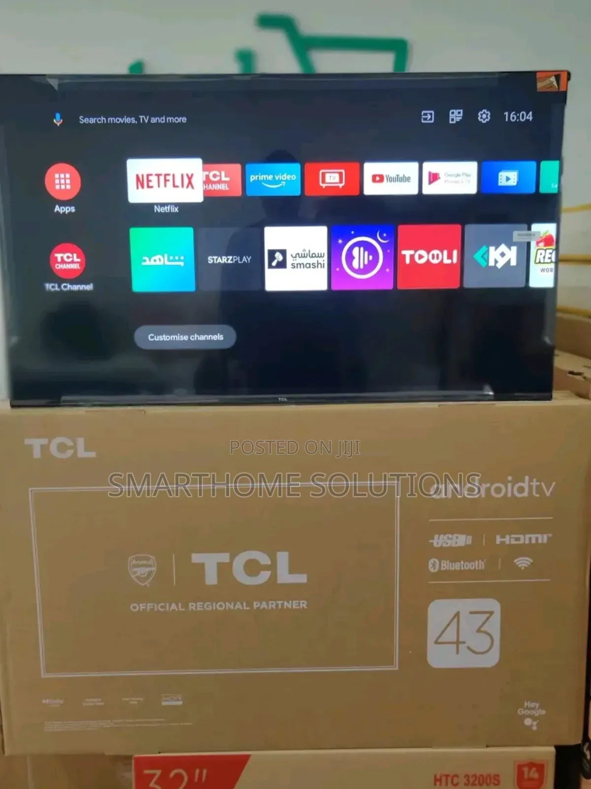 Tv Tcl 43 Inches Frameless Smart Android Led Tv,Youtube Tv
