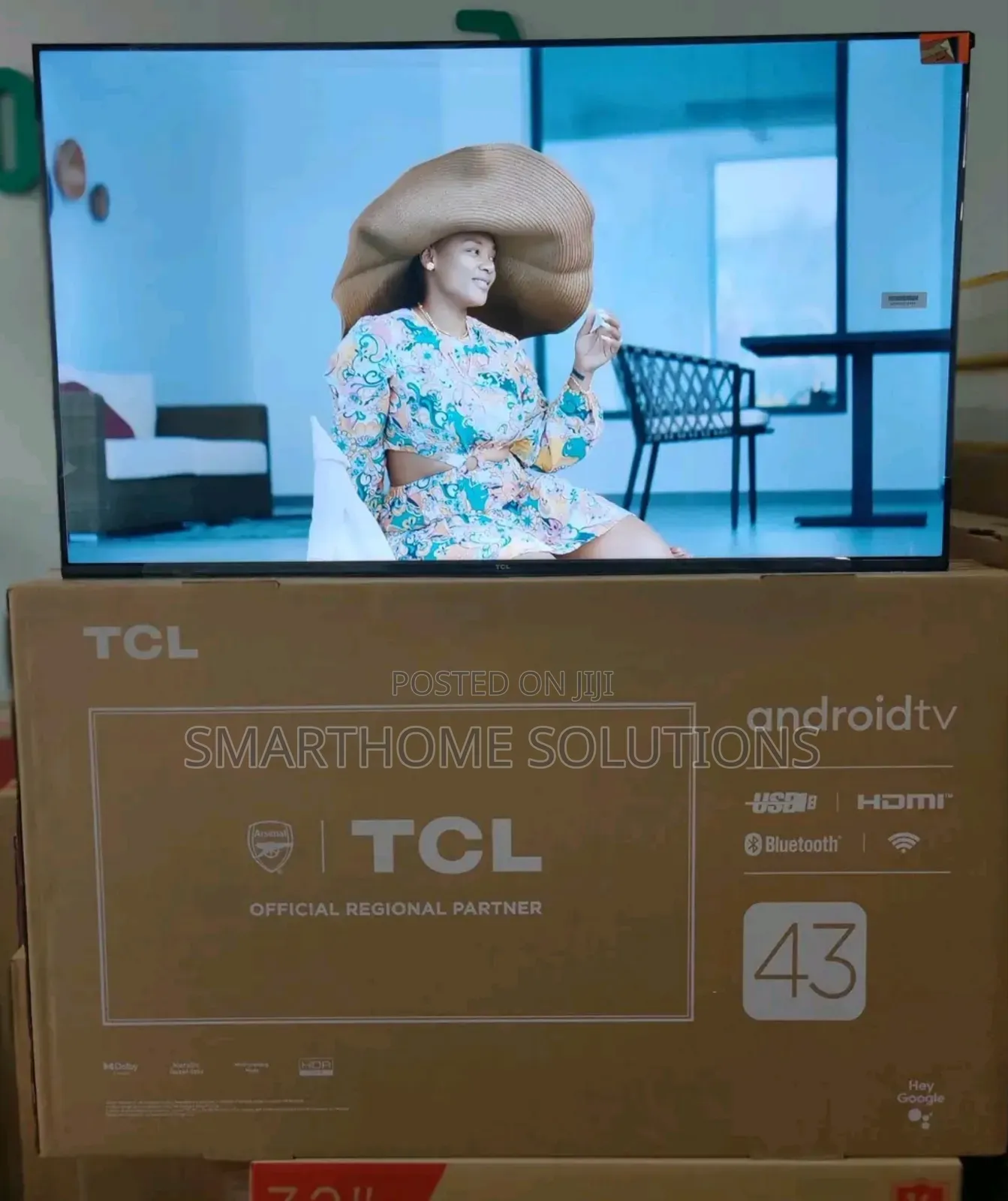 New Tcl 43" Frameless Google Tv With Android Full Hd 1080p
